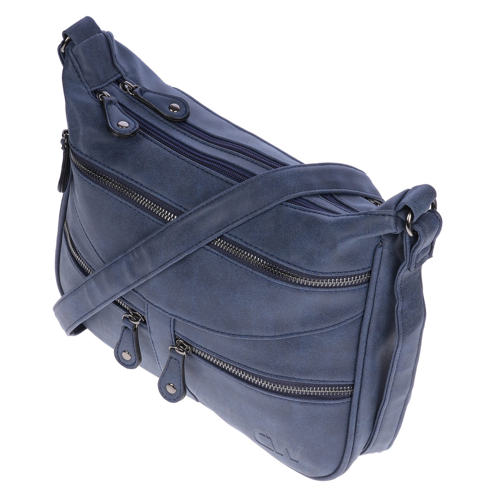 Christian Wippermann Umhängetasche Damen Tasche Schultertasche Umhängetasche Crossover (einzeln), Bag Leder Optik Handtasche – Bild 3 von 5
