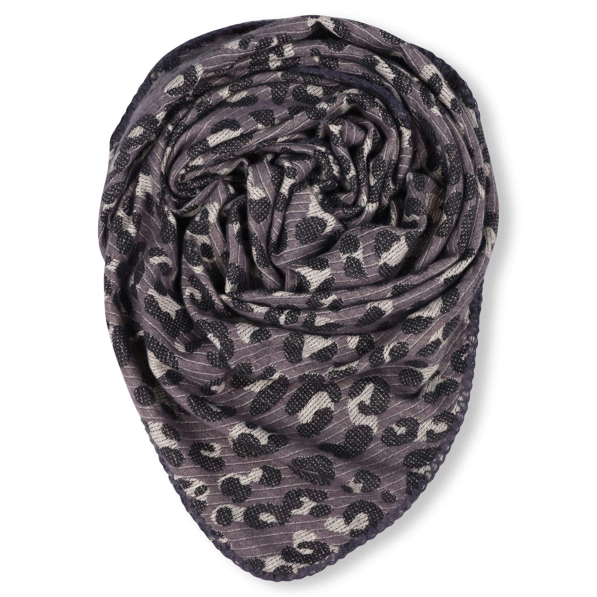 malito more than fashion Modeschal S601, langer unifarbener Dreiecksschal 180x78