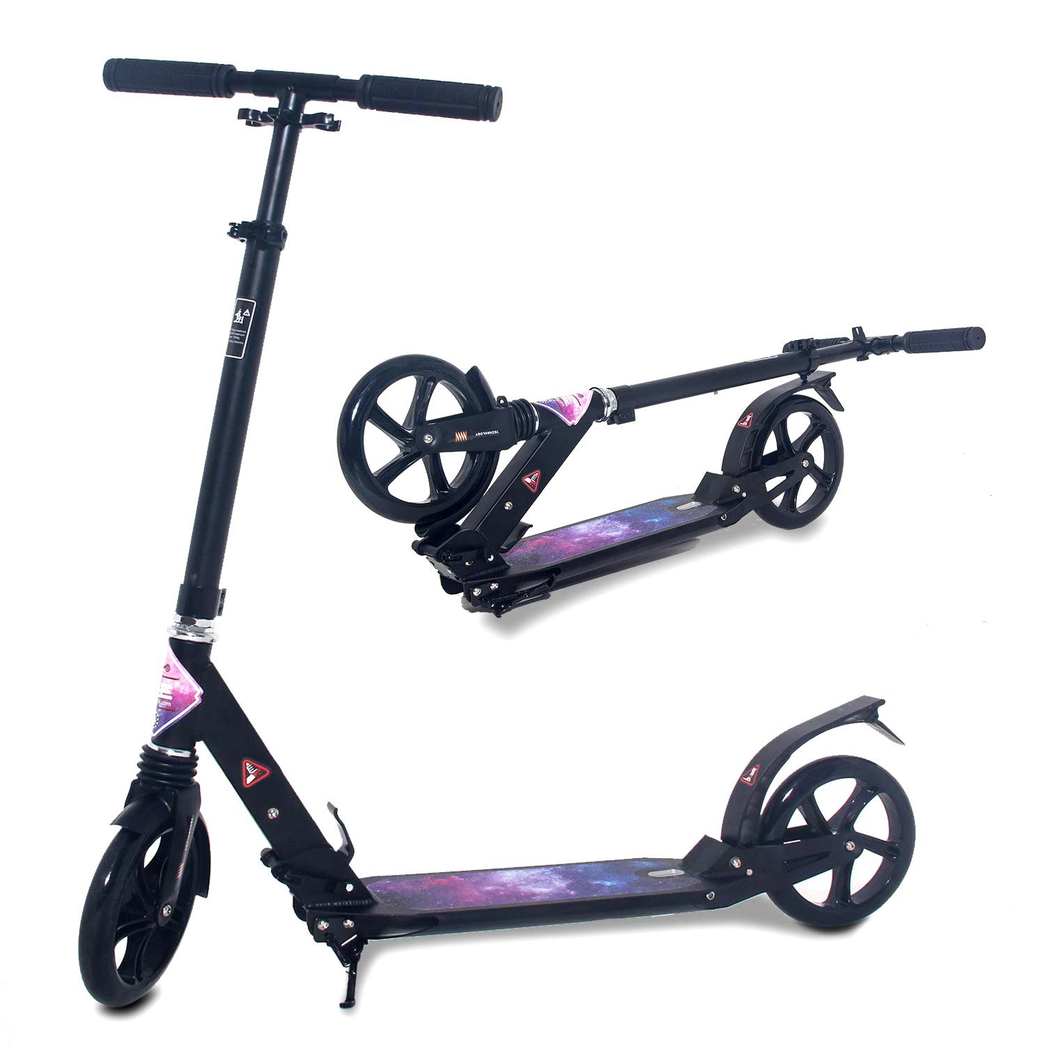 ISE Cityroller »ISE Big Wheel Scooter Tretroller 200mm Roller Cityroller  Klappbarer Scooter mit 2 Räder,verstellbar Höhe für Erwachsene und Kinder,  SY-SC001« online kaufen | OTTO