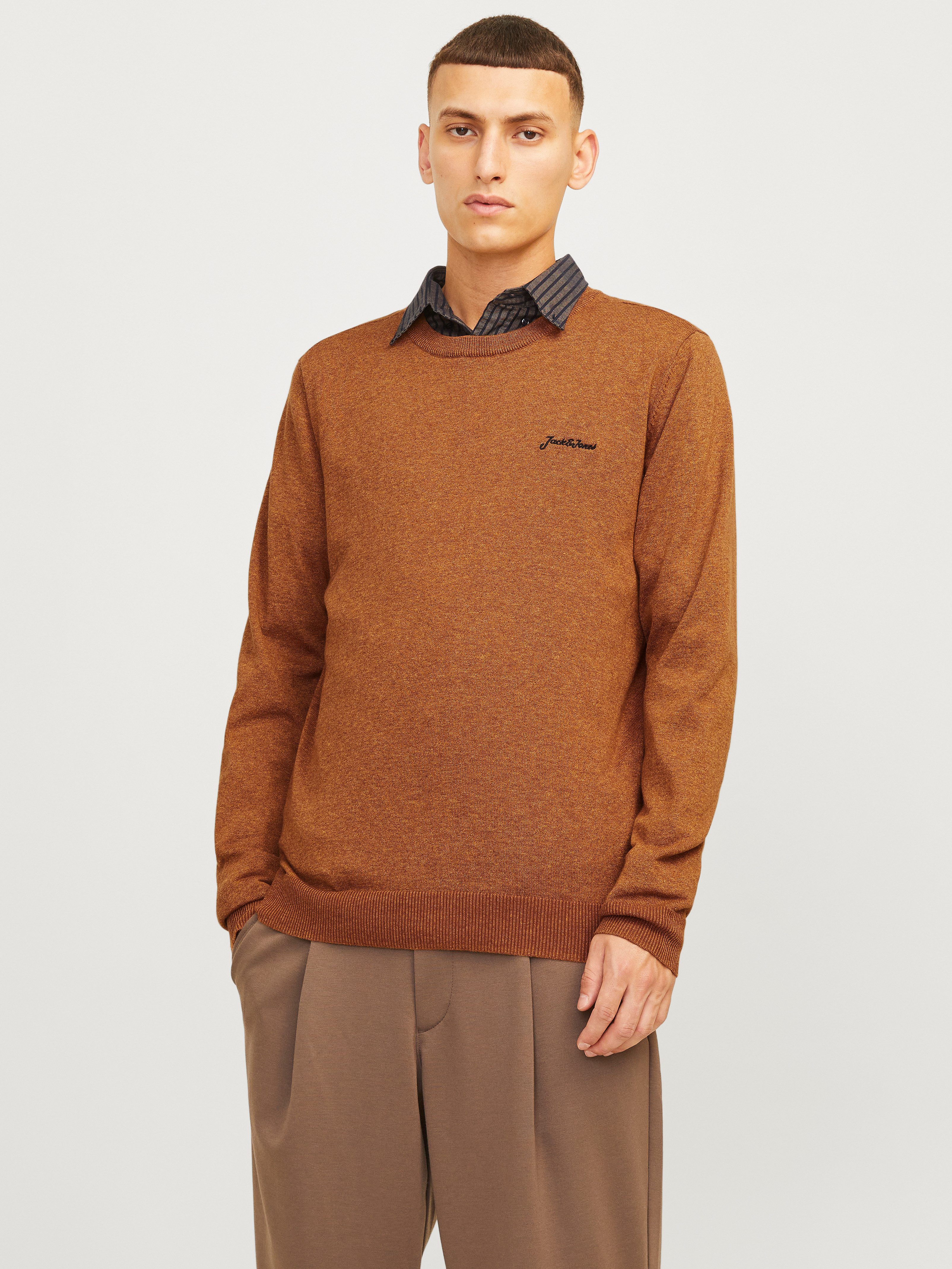 Jack & Jones Rundhalspullover JJBRAD KNIT günstig online kaufen