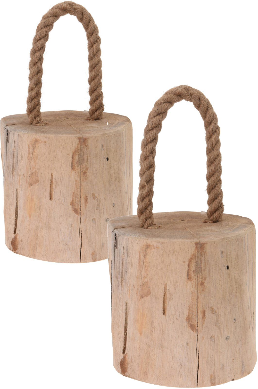 Koopman Türstopper Türhalter Teakholz Unikat 1,5 KG Tau Natur Unperfekt 1/2 günstig online kaufen