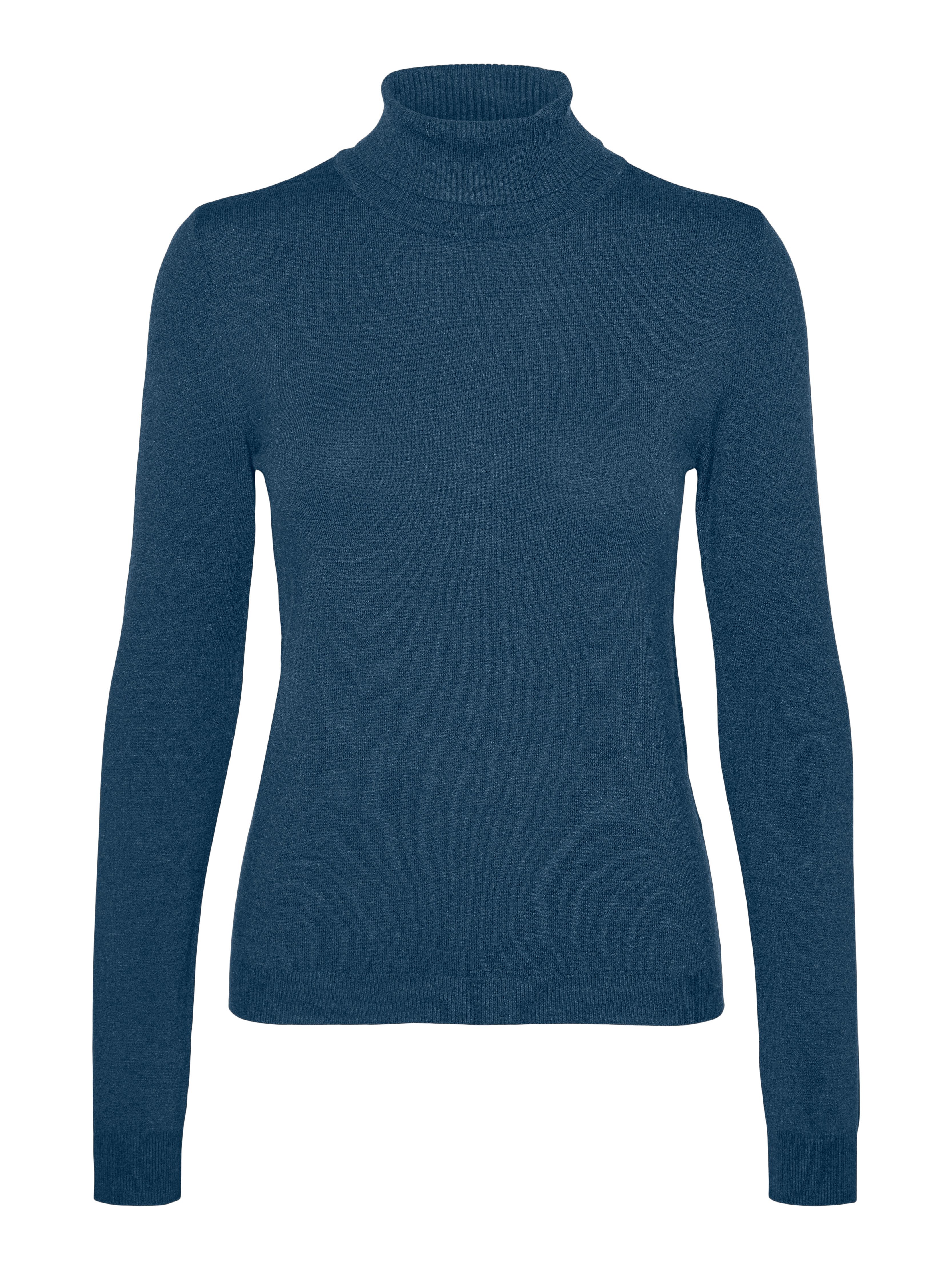 Vero Moda Rollkragenpullover VMHAPPINESS LS ROLLNK PULLOVE GA BOO REP
