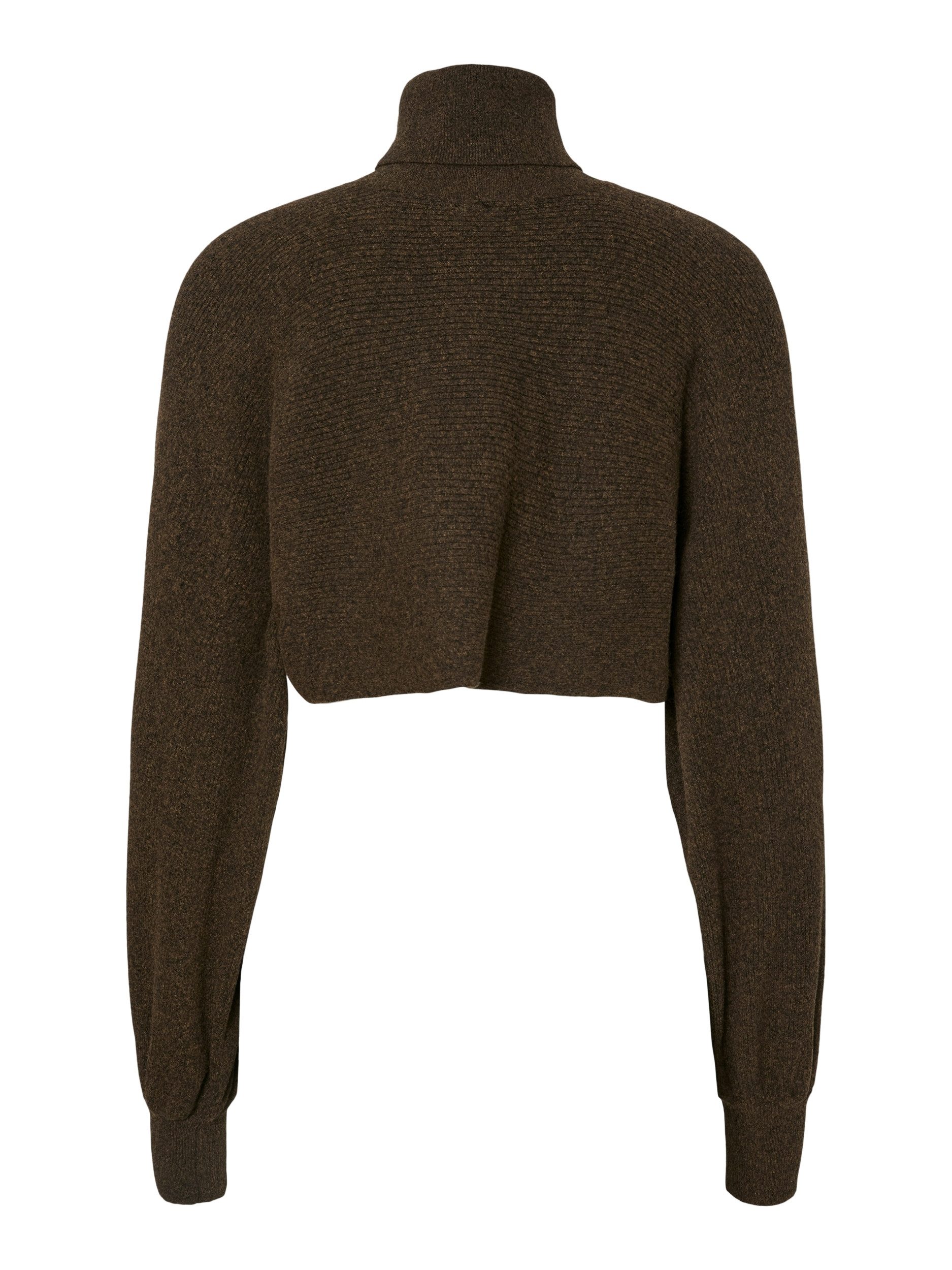 pieces Strickpullover PCMELVIA LS HIGH NECK KNIT ARMWARME