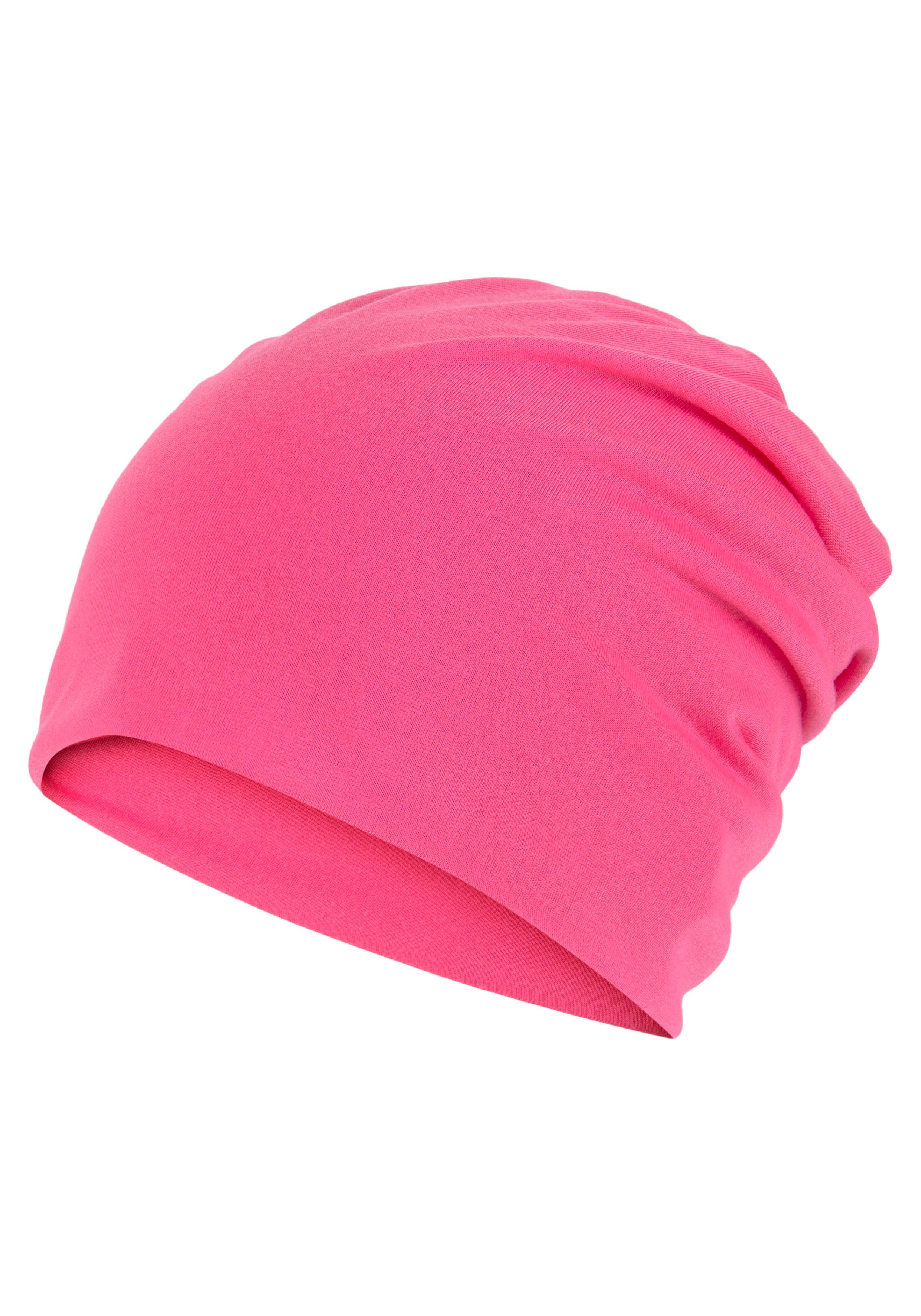 Zwillingsherz Beanie pink Einheitsgröße