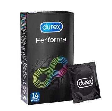 durex Kondome Performa 24 Latex Kondome mit Gleitmittel, verzögert Orgasmus 56mm Spar Packung, Kondom-Set, Verhütungsmittel Überzieher Präservativ Verhütung Condoms, Kondom