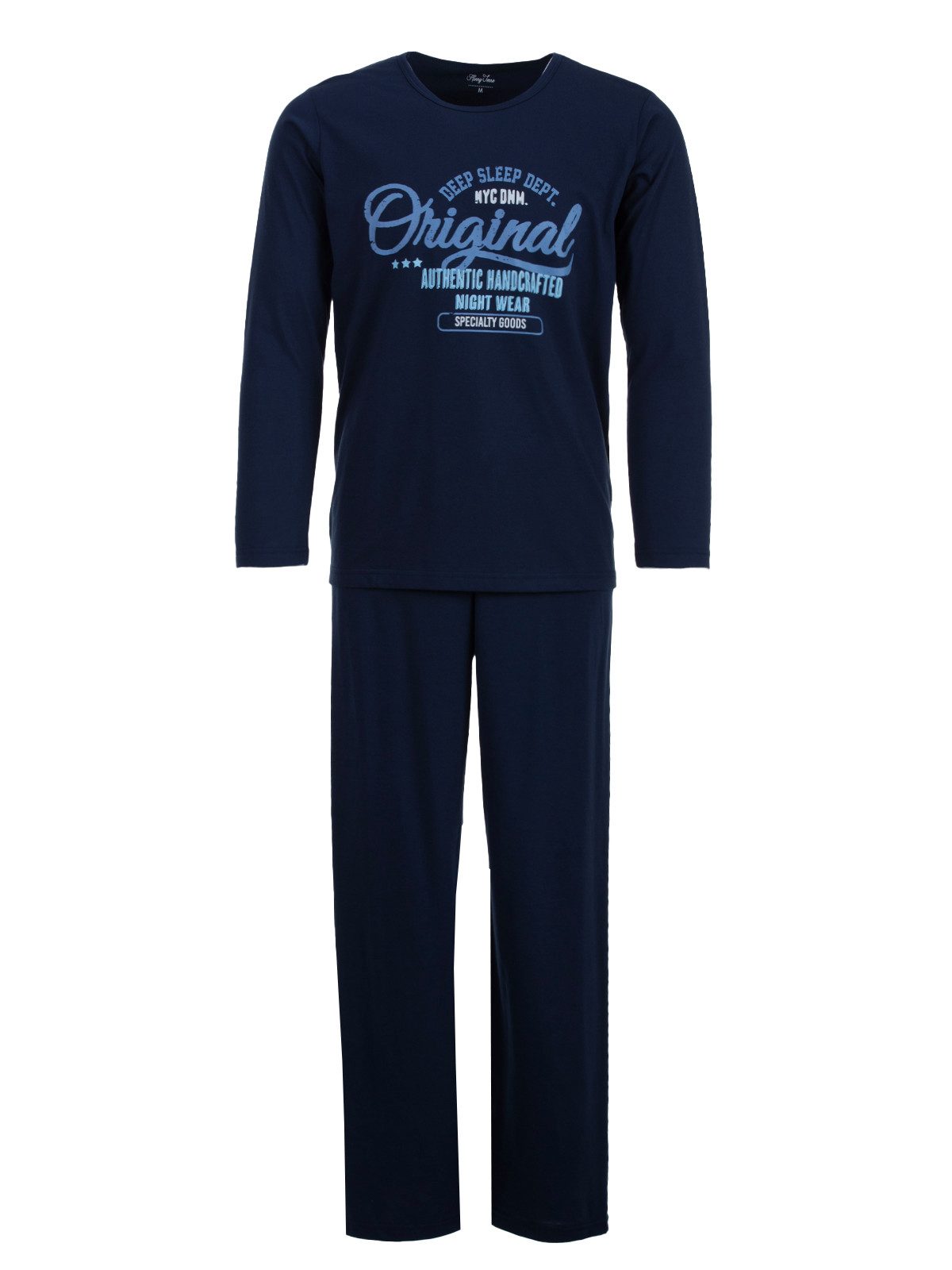 Henry Terre Schlafanzug Pyjama Set Langarm - Original Authentic Nightwear günstig online kaufen