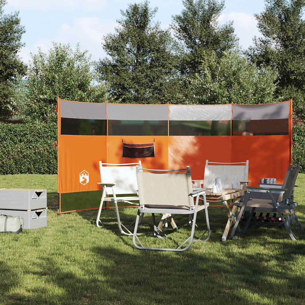 vidaXL Pavillon Camping-Windschutz Orange 366x152x152 cm günstig online kaufen