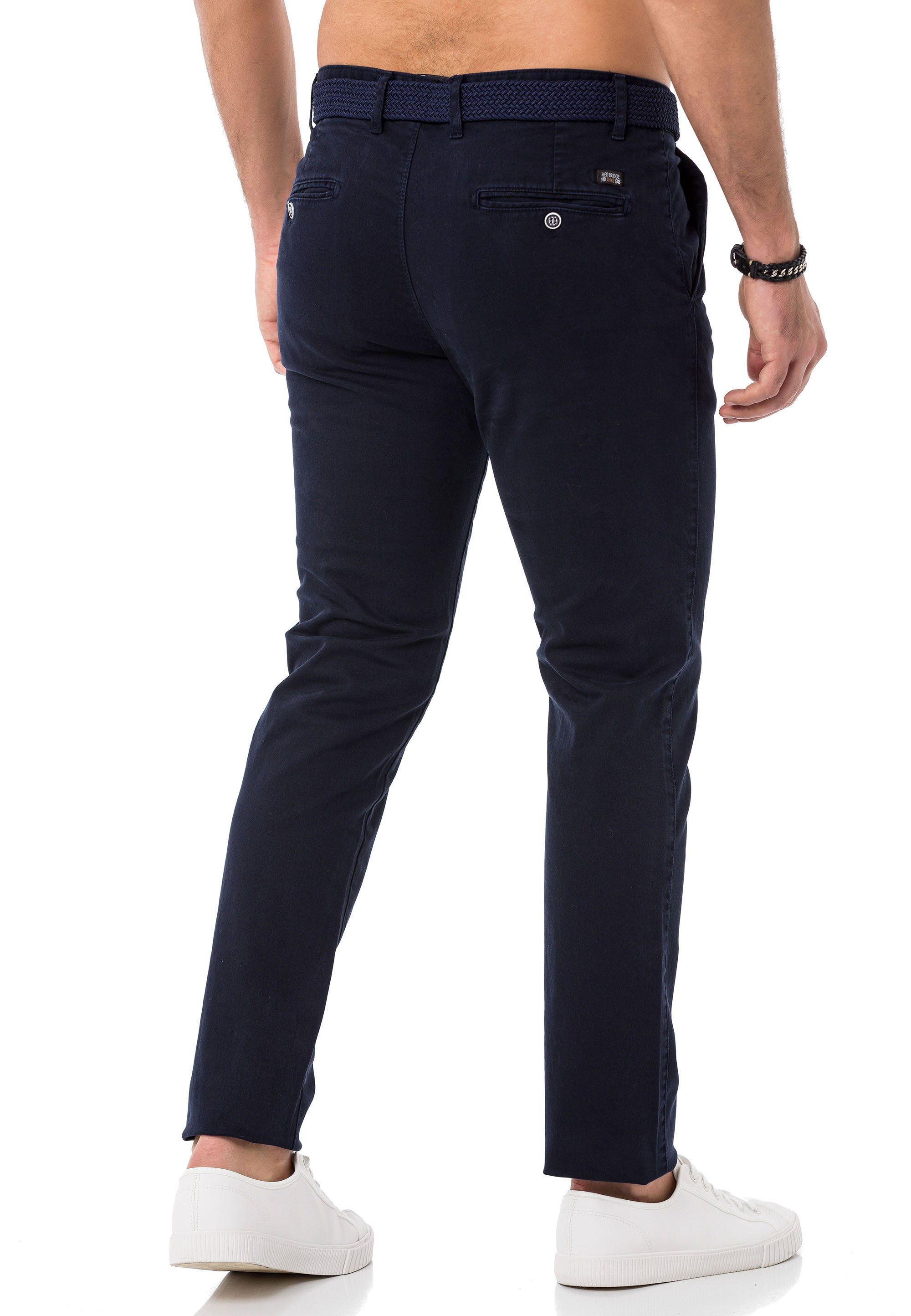 RedBridge Chinohose inklusive hochwertigem Stretch-Gürtel Casual