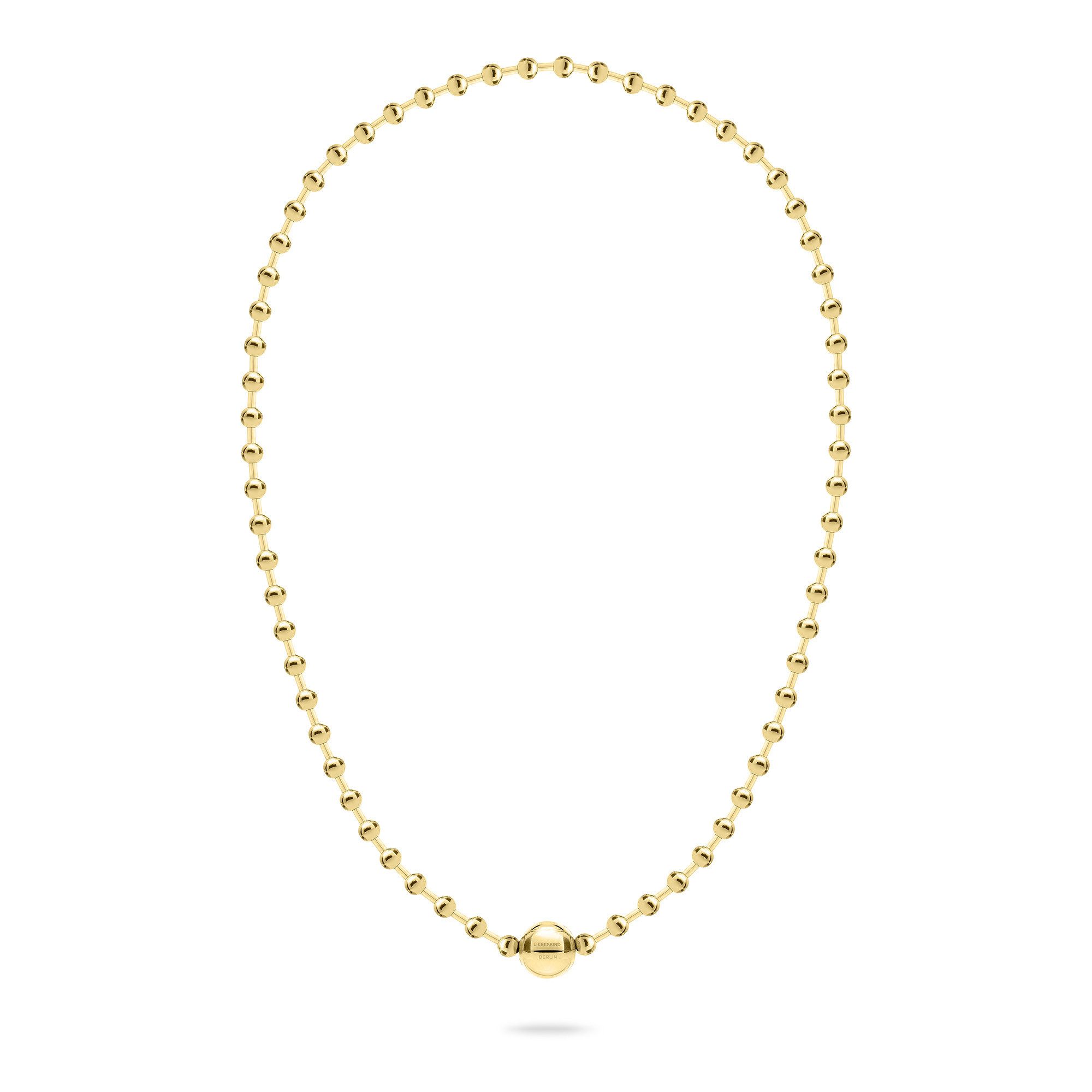 Liebeskind Berlin Kette mit Anhänger Steel Ball Edelstahl – Bild 3 von 3