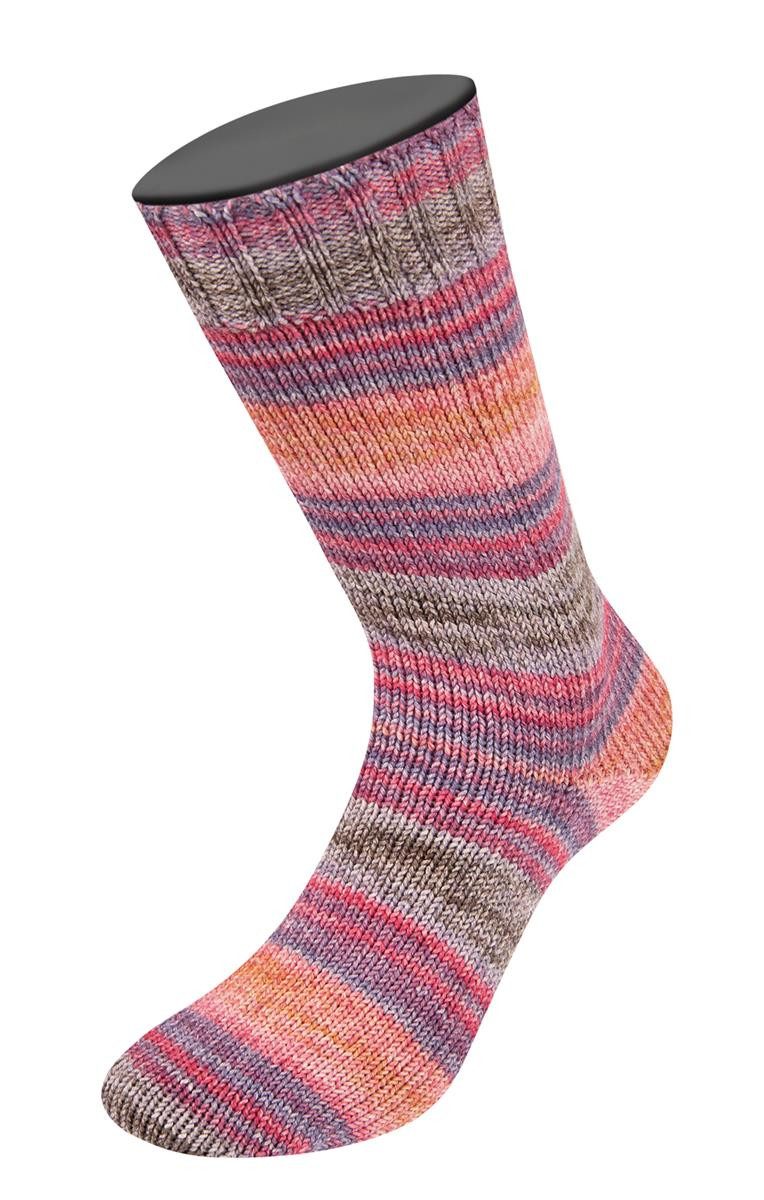 LANA GROSSA Meilenweit 100g Cotone Vegano Arancia Häkelwolle, 420 m