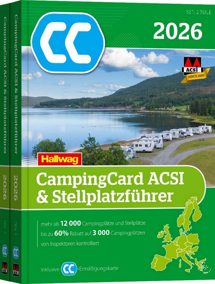 ACSI CampingCard & Stellplatzführer 2026 / diverse