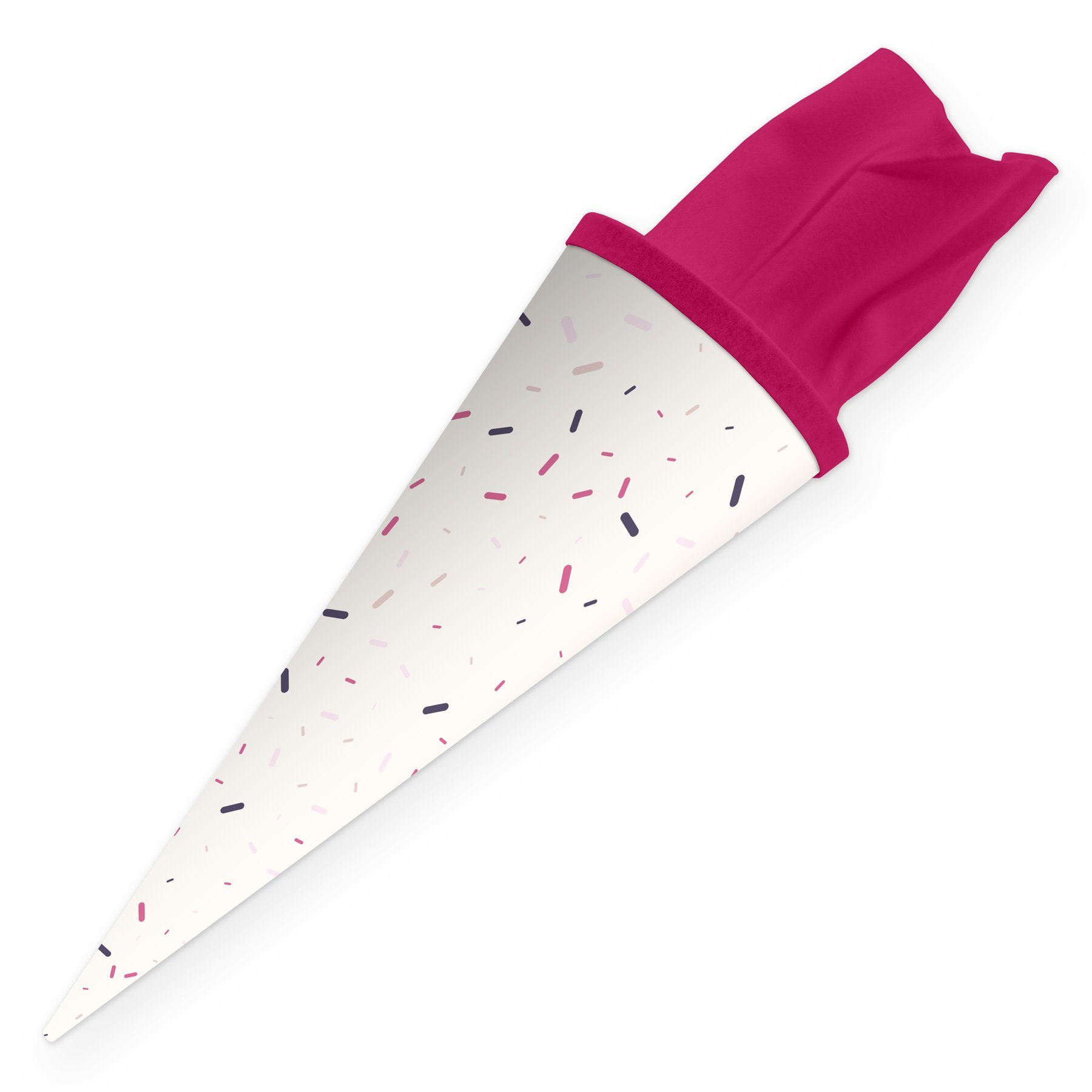 itenga Schultüte itenga Geschwister Schultüte 35cm "Muster Memphis" Rosa Lila Pastell
