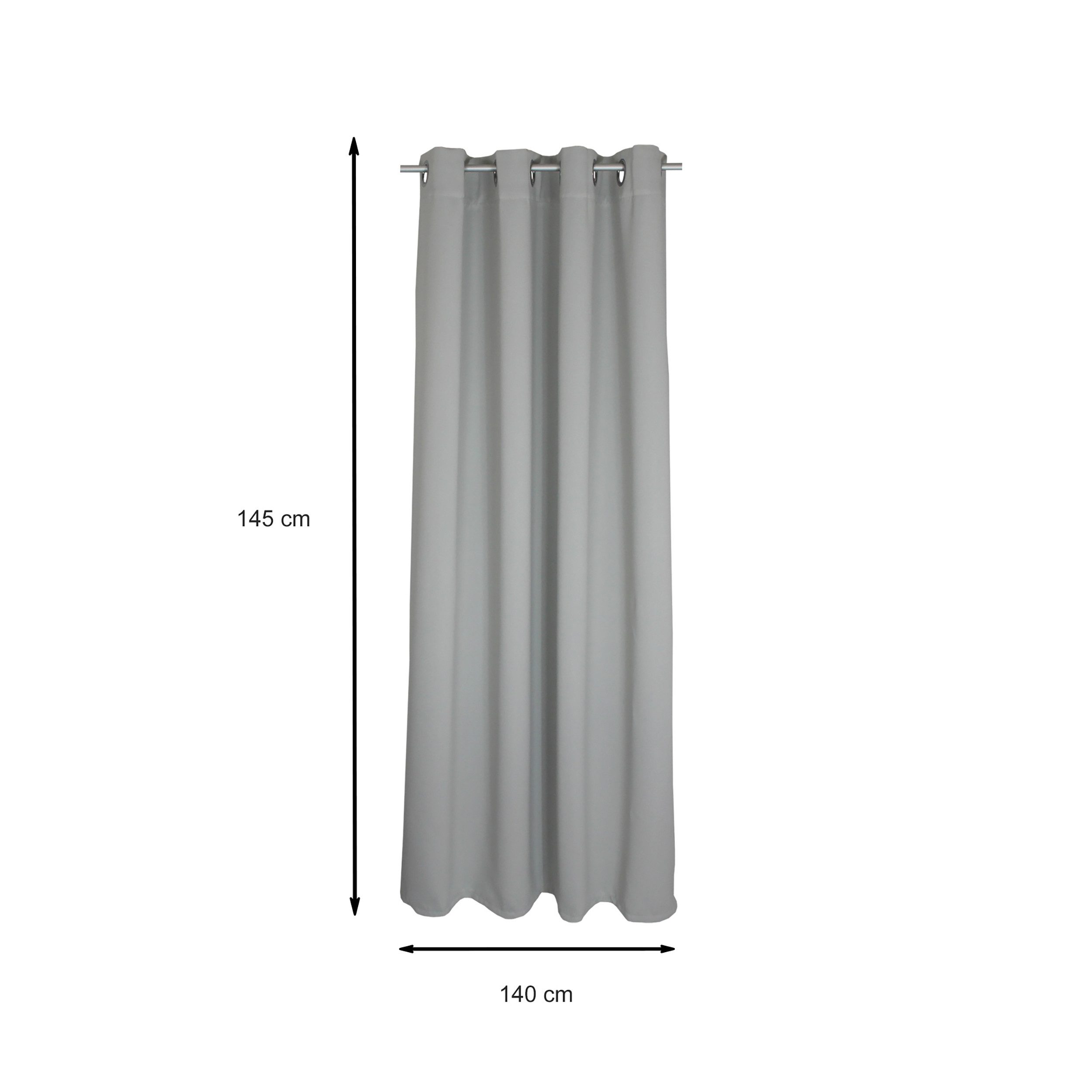 Haus und Deko Verdunkelungsvorhang Verdunkelungsvorhang Ösen Vorhang blickdicht Gardine abdunkelnd verdun (1 St), Ösen, verdunkelnd, Polyester