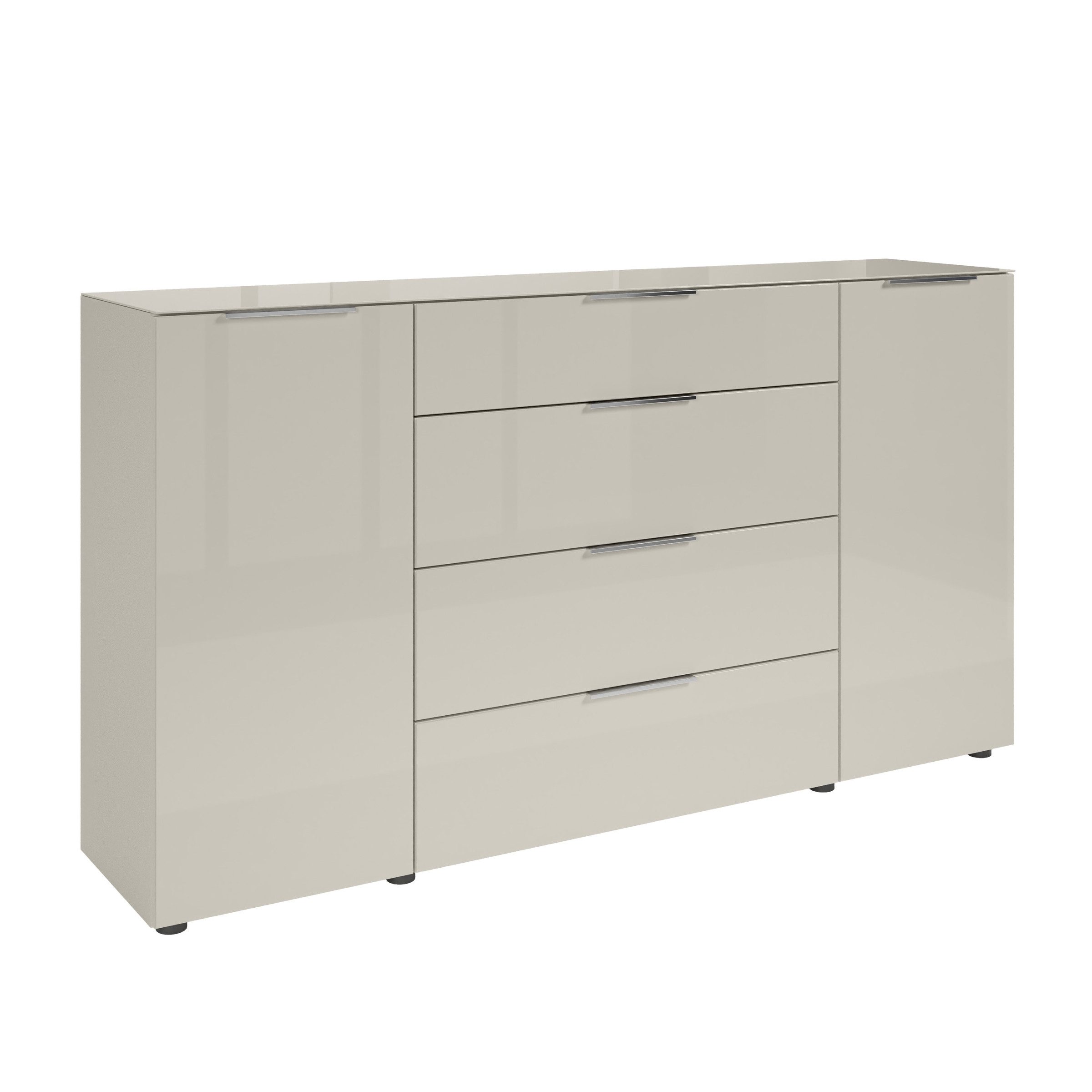 Bega Consult Sideboard Glasfronten / Kaschmir - 180x99x40cm (BxHxT)