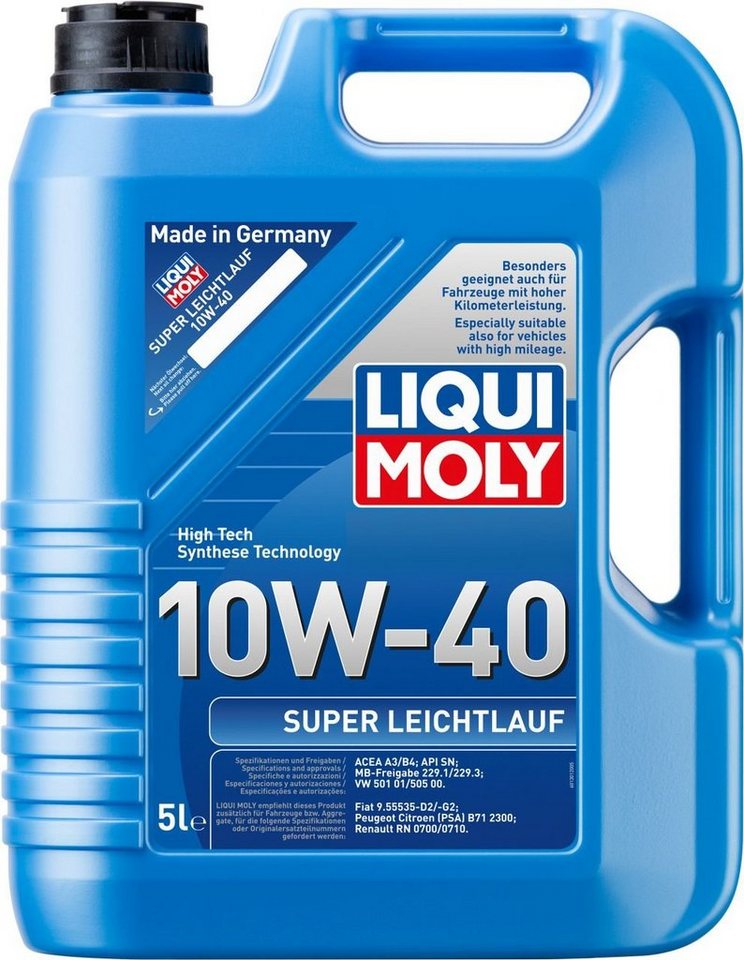 Liqui Moly Universalöl Liqui Moly Motoröl Super Leichtlauf 10W-40 5 L