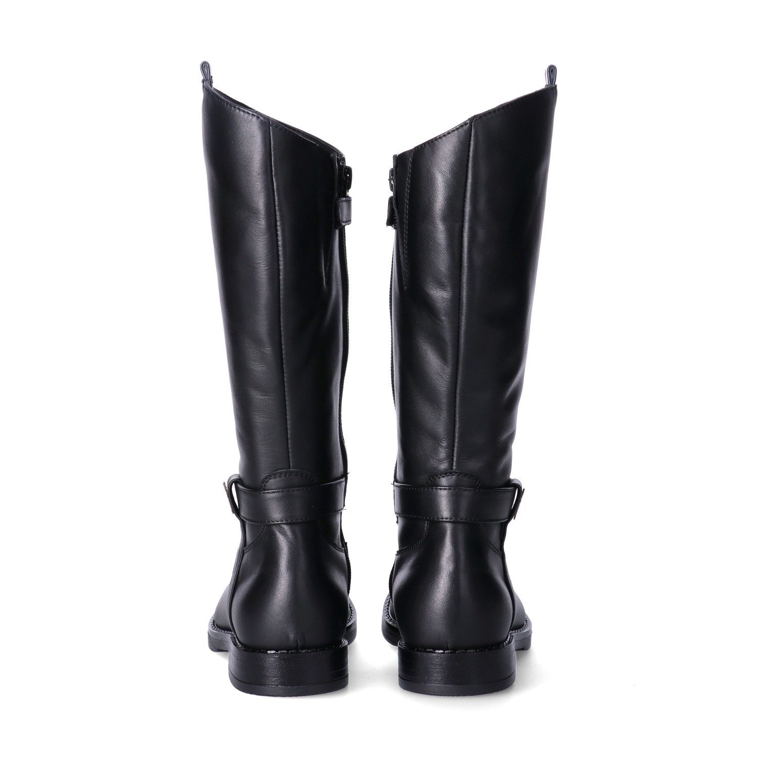 Tommy Hilfiger Stiefel Blockabsatz, Langschaftstiefel im klassischen Reiterlook