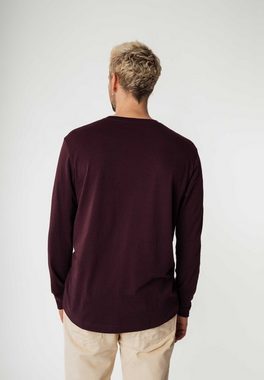 MELA Langarmshirt Basic Langarmshirt JERIN Rippbündchen