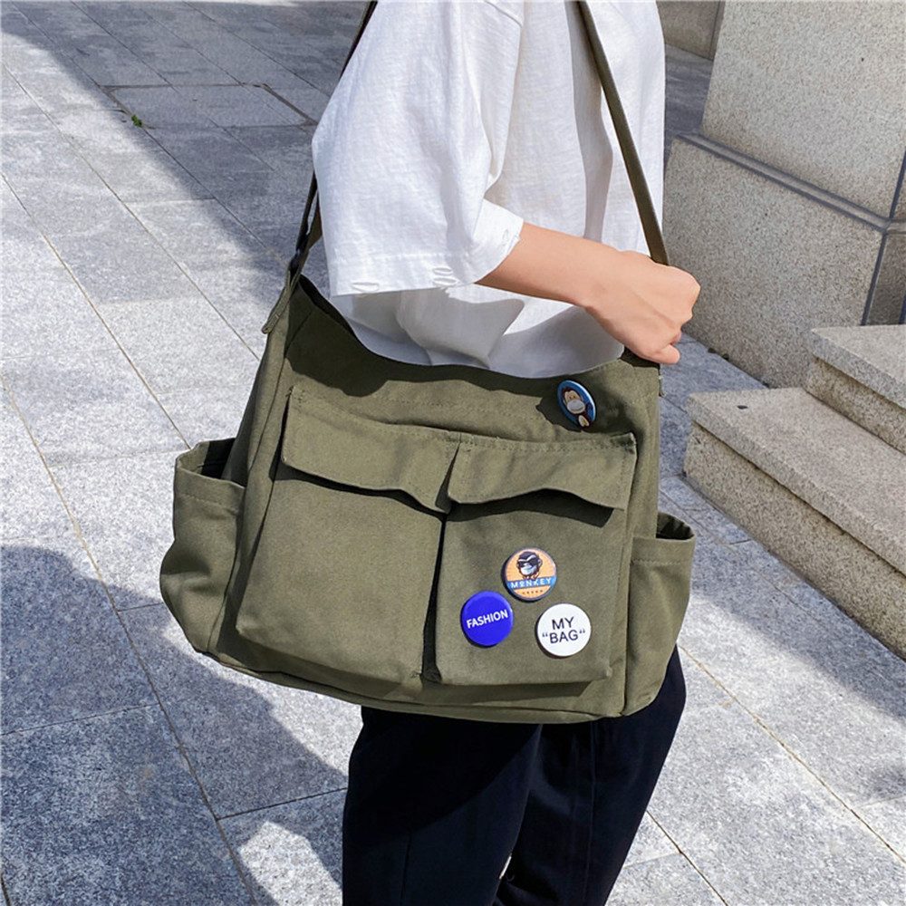 Coonoor Schultertasche Canvas Messenger Bag Umhängetasche günstig online kaufen