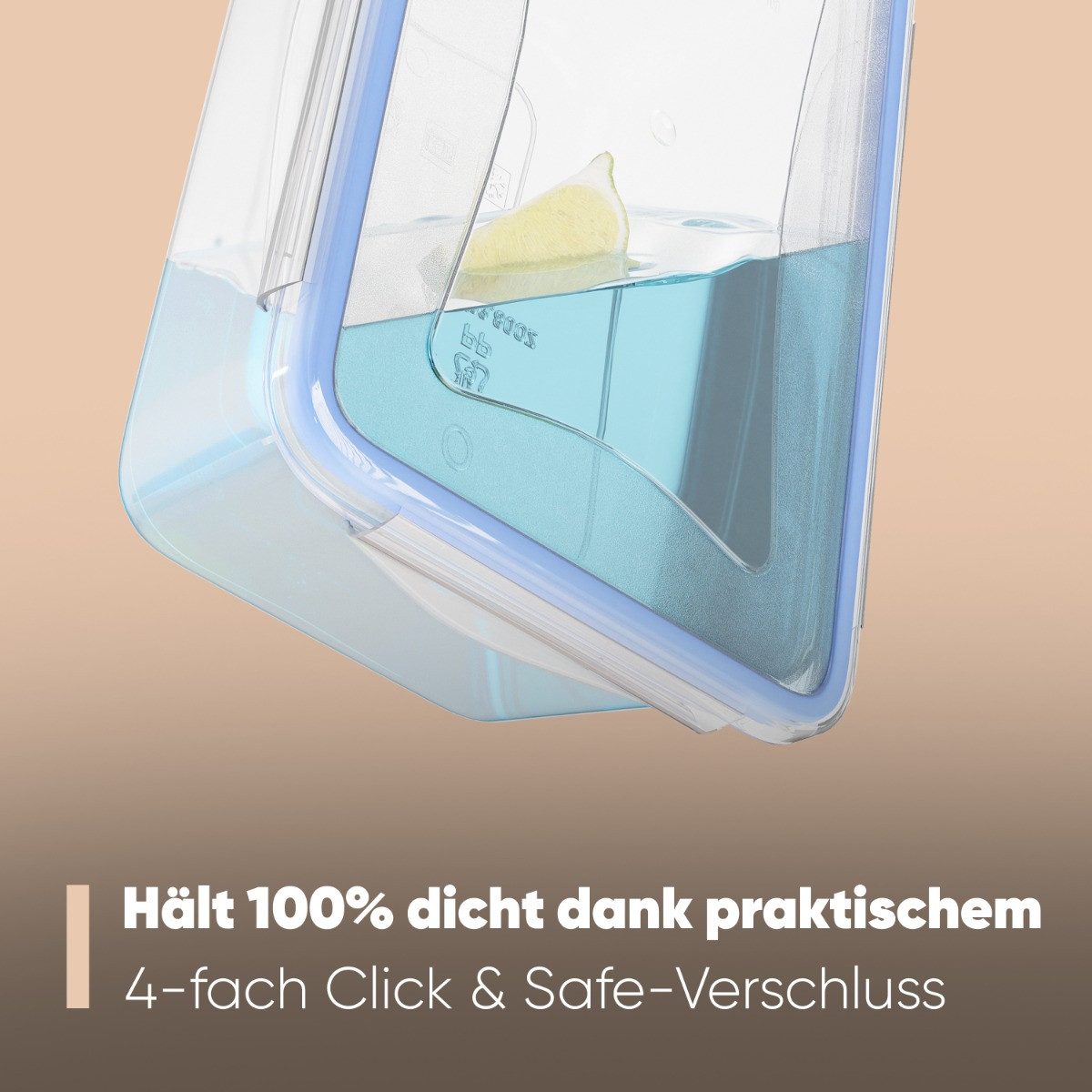classbach Frischhaltedose C-FHD 4023 K, Frischhaltedosen mit Deckel, 6er Set, 100% dicht – Bild 2 von 5