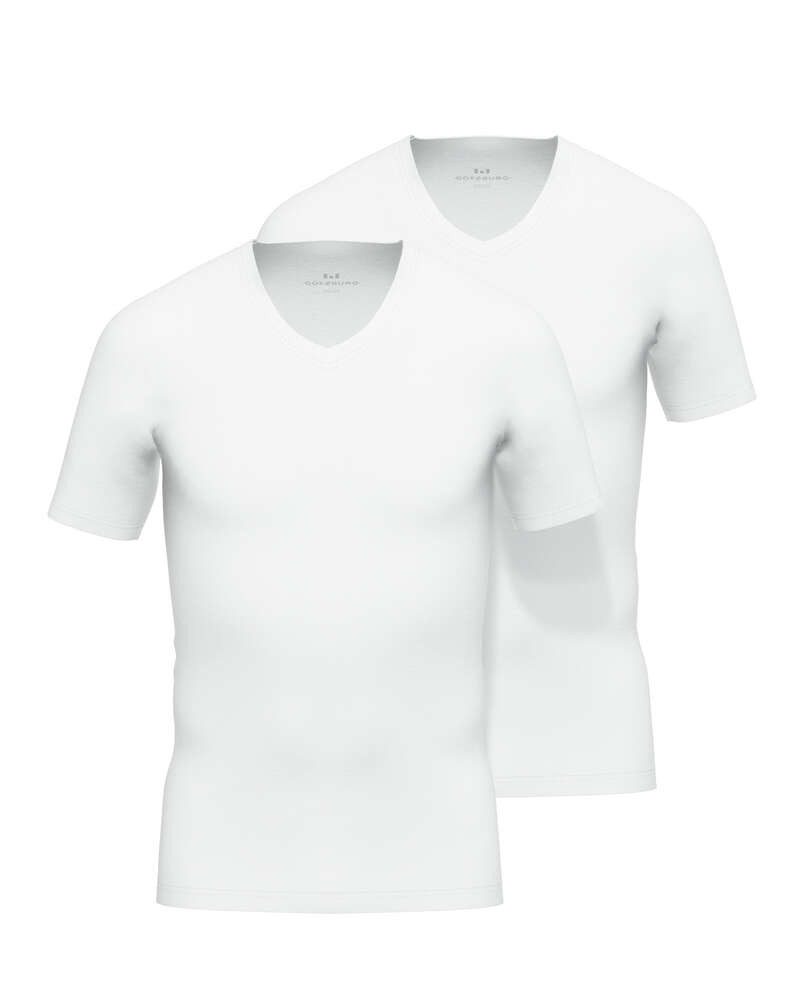 Unterziehshirt Classic Feinripp V-Neck