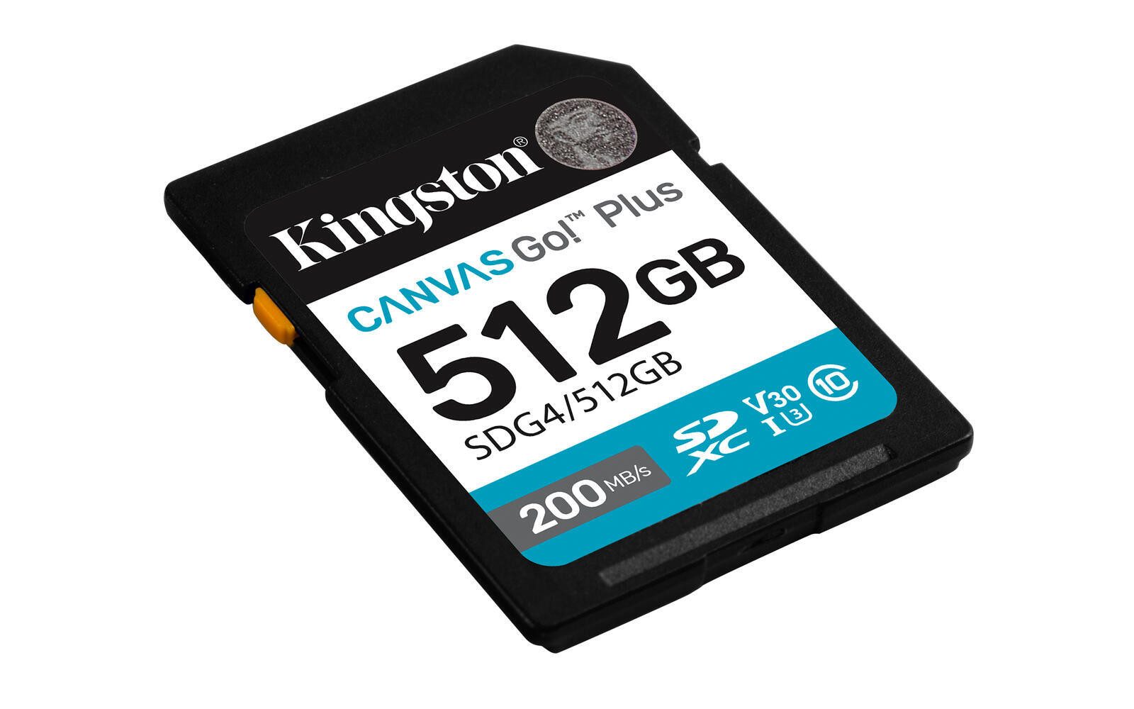 Kingston 512GB SDXC Canvas Go Plus Gen4 200MB/s C10 UHS-I U Speicherkarte