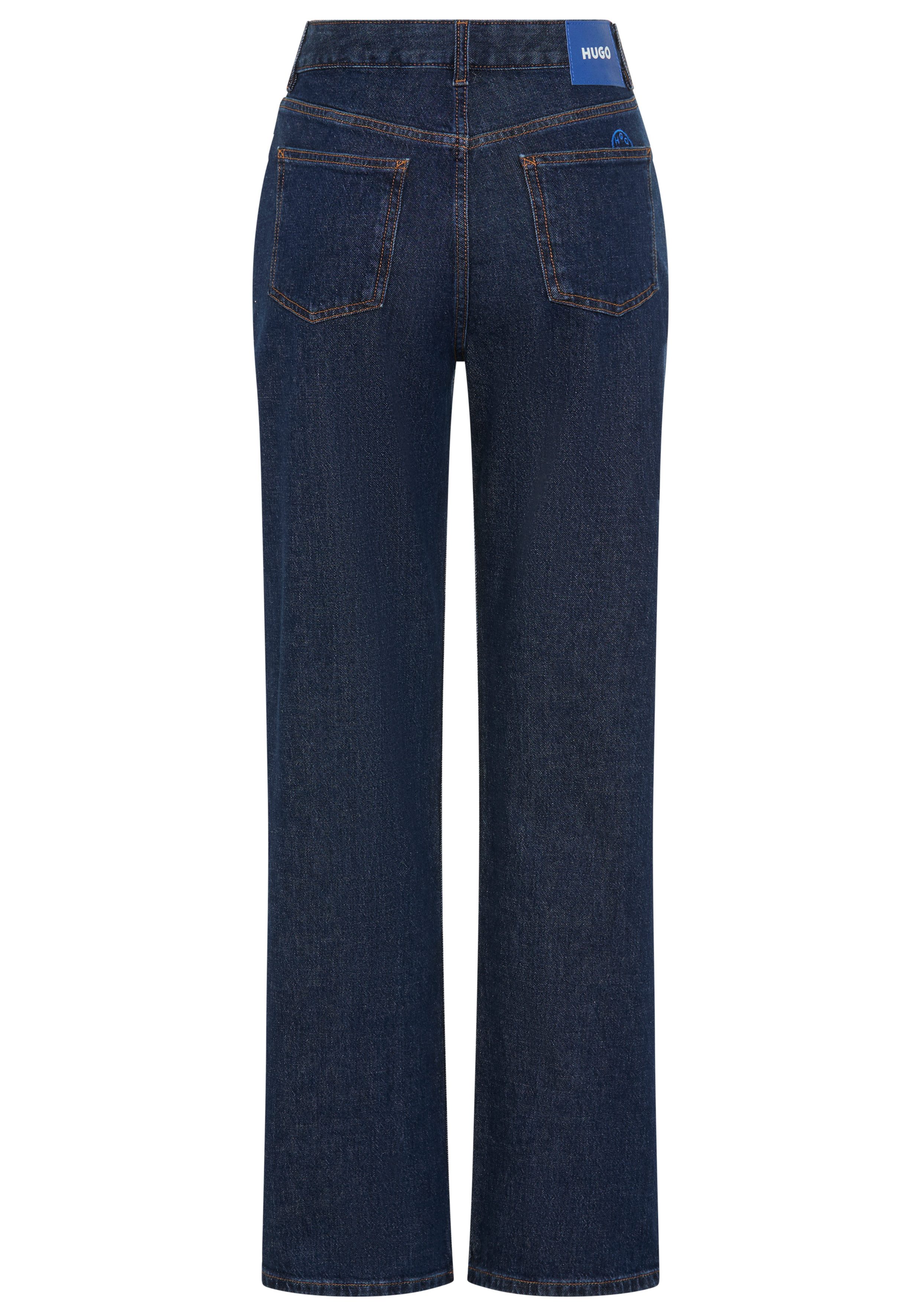 HUGO Straight-Jeans Elyah mit extra Länge, Mid Rise