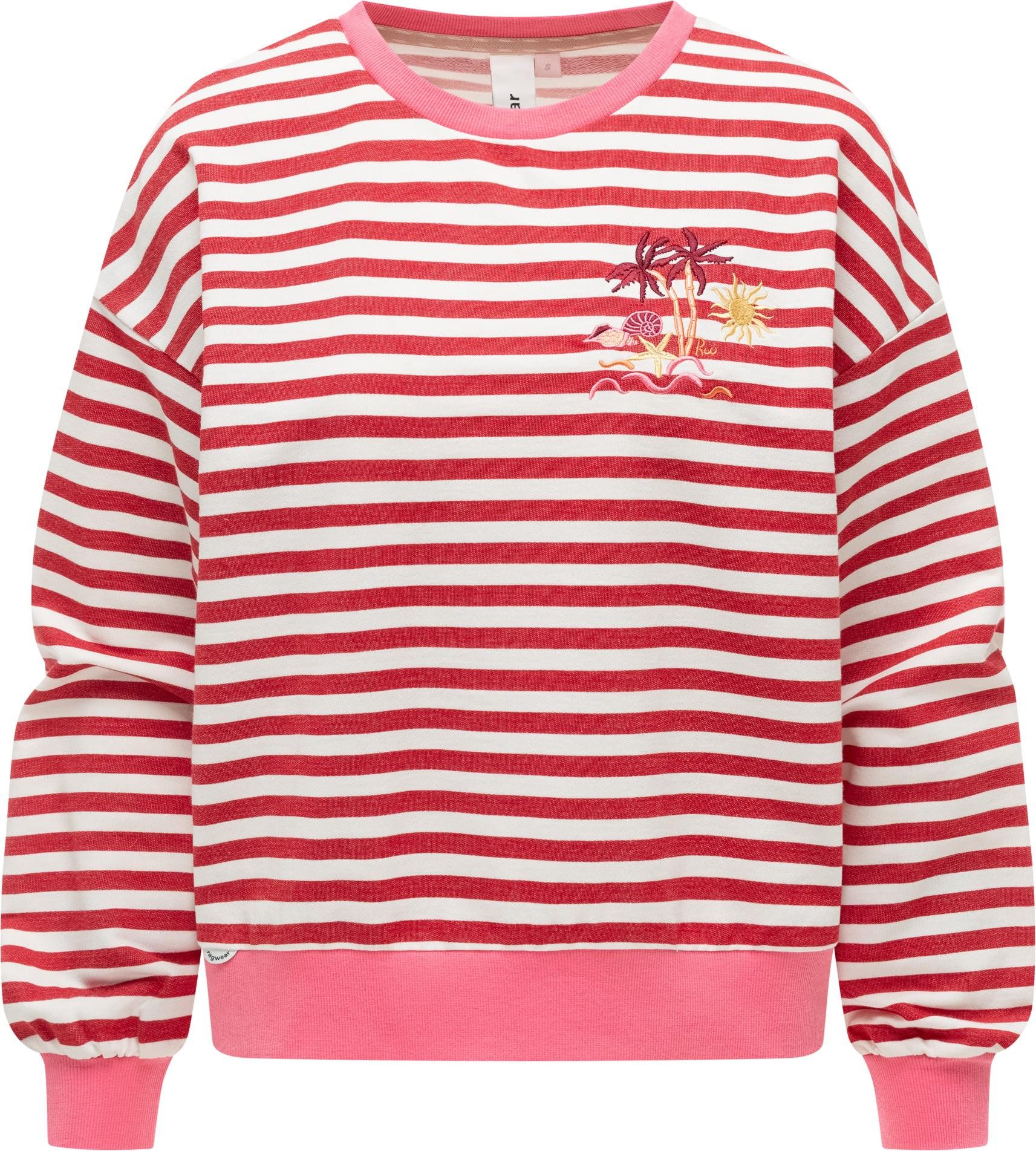 Ragwear Sweater Wuss Stripes Hoodie mit verstellbarer Kapuze