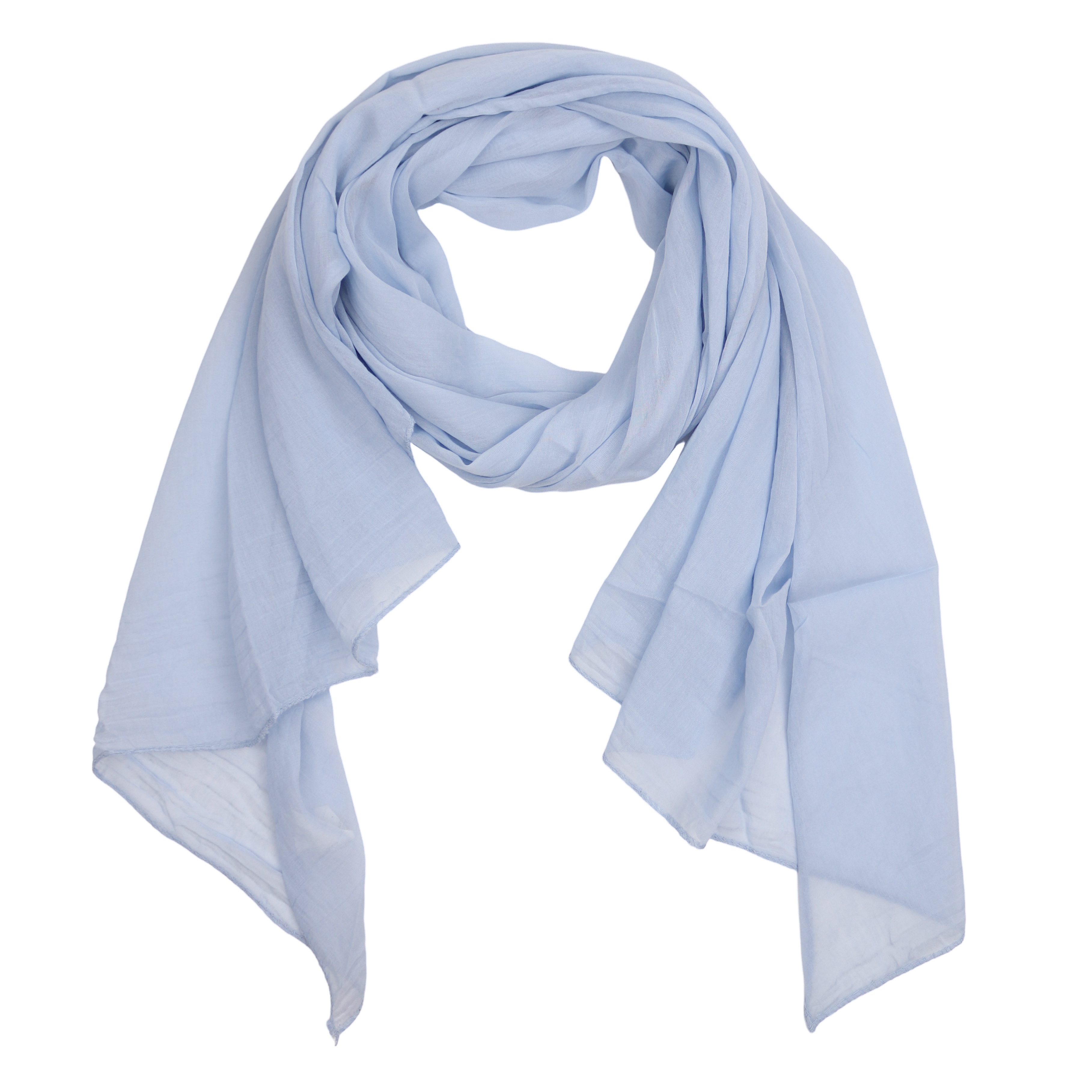 Modeschal Asymmetrischer Schal, Made in Italy 20% Seide 80% Baumwolle