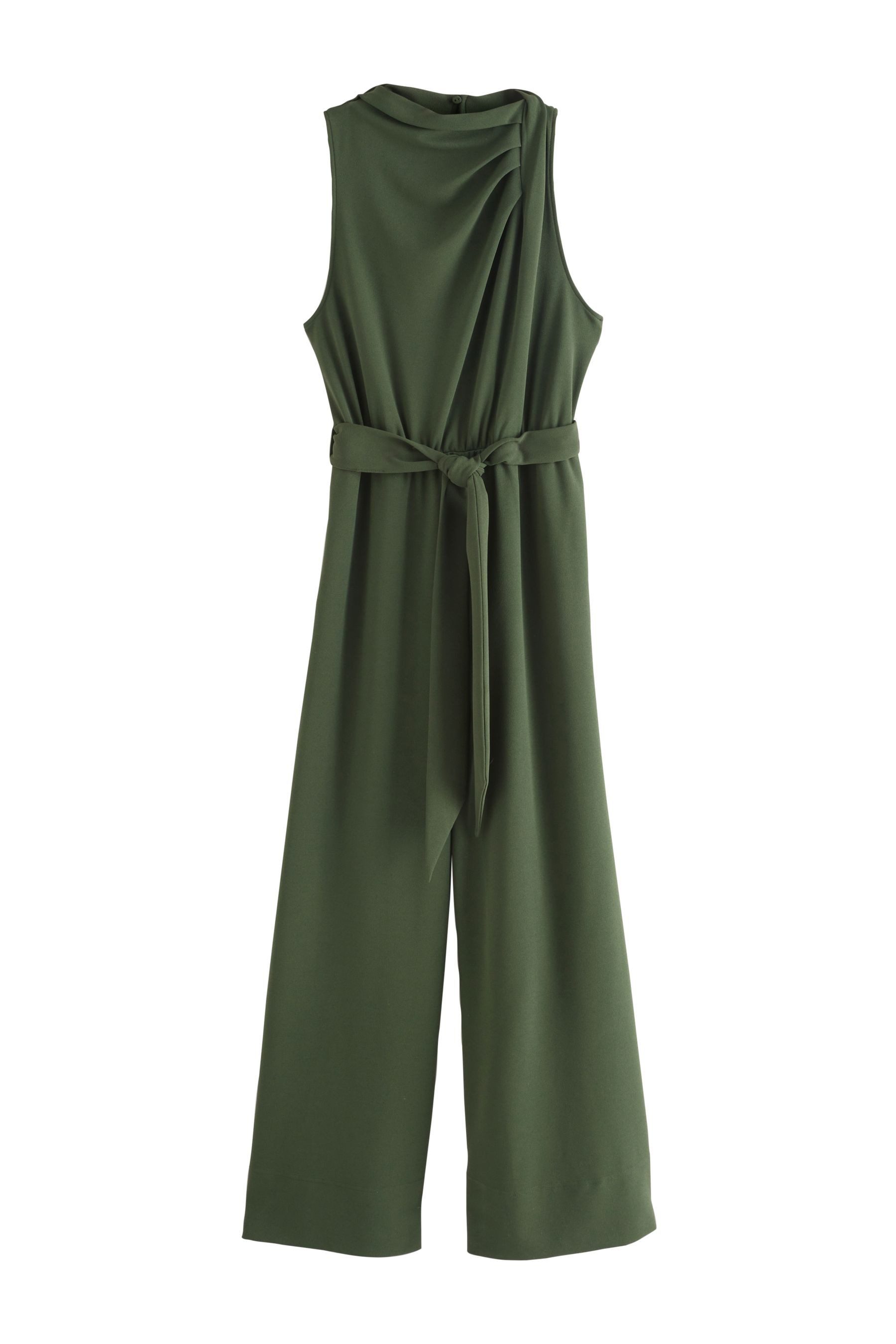 Next Jumpsuit Festlicher Jersey-Overall mit Wasserfallkragen (1-tlg) günstig online kaufen