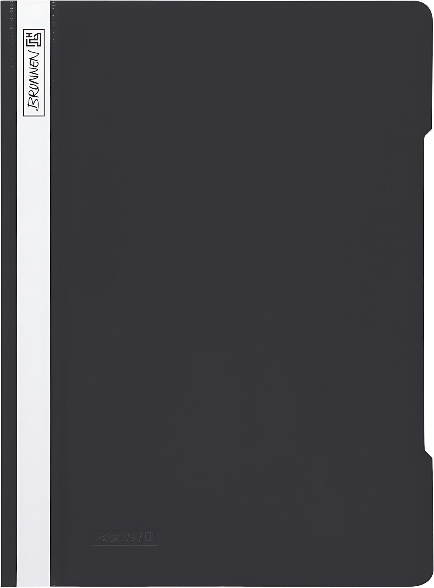 BRUNNEN Hefter BRUNNEN Plastik Schnellhefter A4 PP schwarz