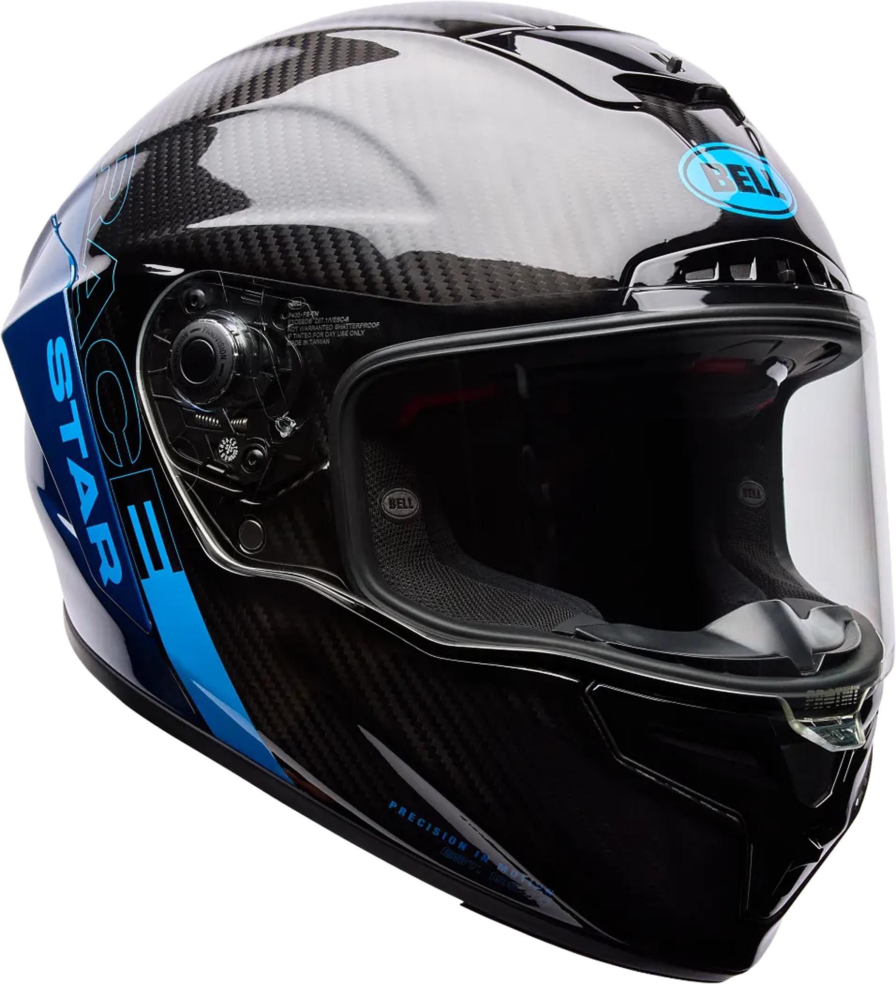 Bell Motorradhelm Race Star DLX Flex Strike Helm, Vorbereitet Für Kommunikationssystem,herausnehmbares Innenfutter