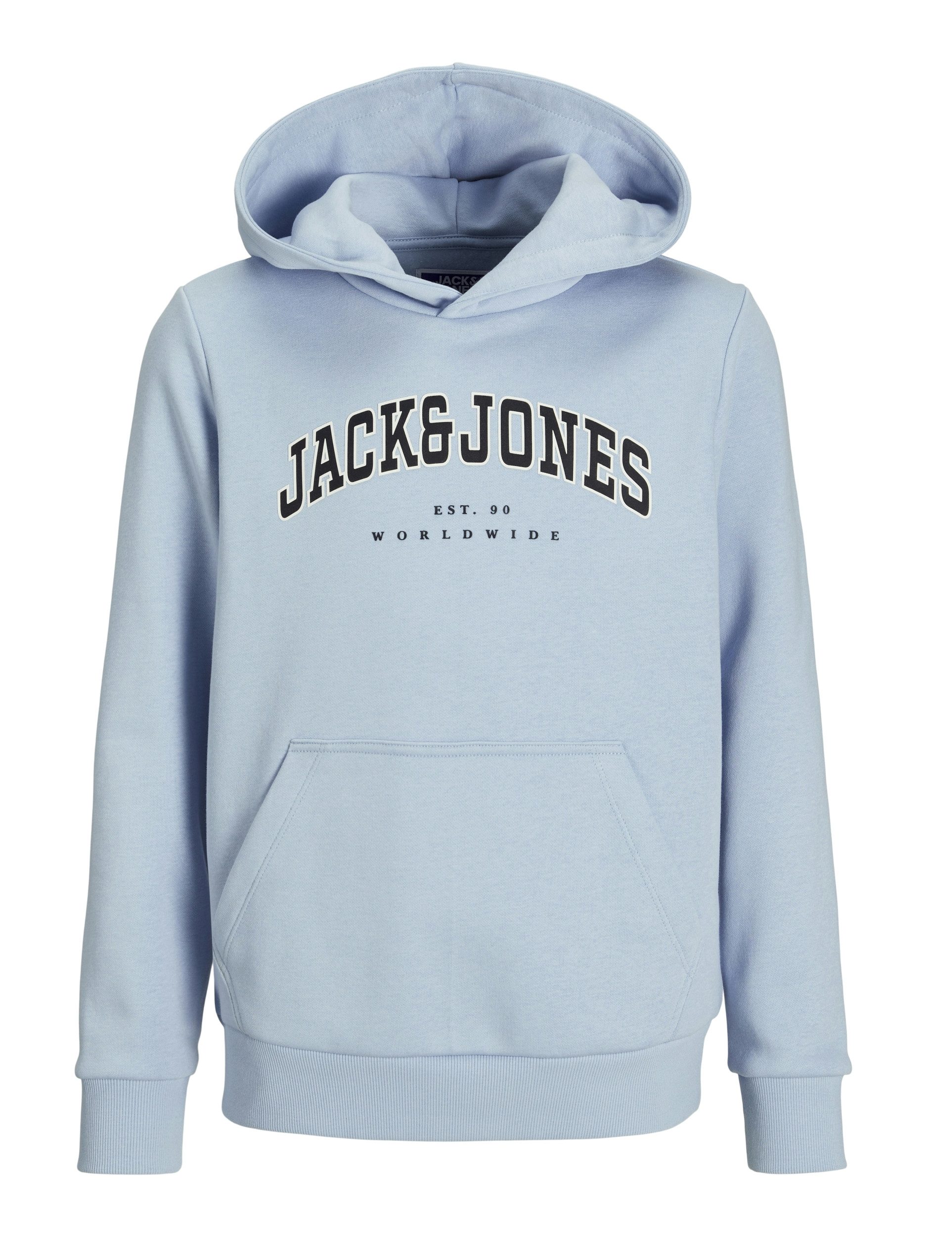 Jack & Jones Junior Sweat à Capuche Garçon Jjecaleb Varsity – Style Streetwear Confortable