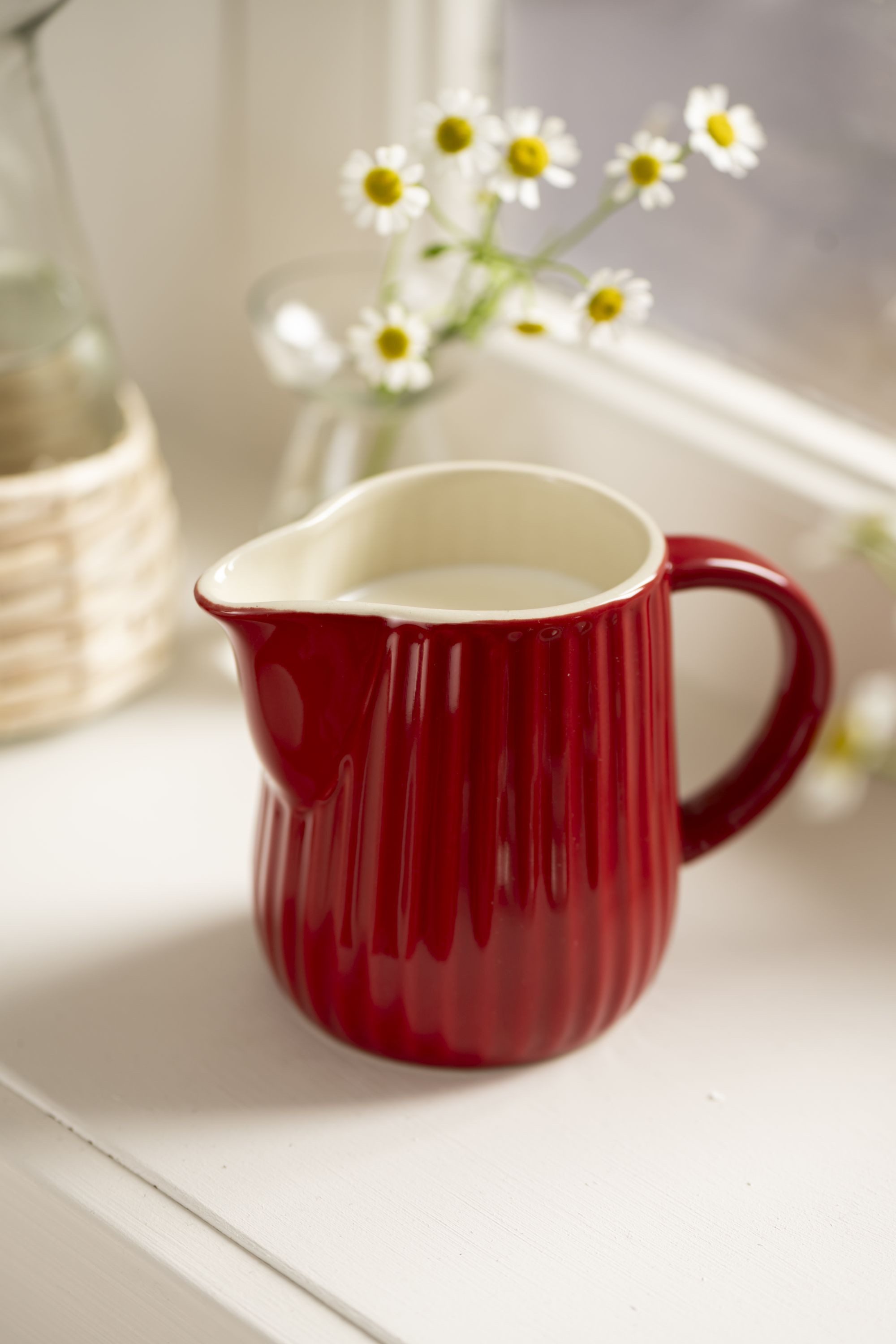 Ib Laursen Kanne Ib Laursen - Milchkännchen Sahnekännchen 200 ml Mynte 2031 Farbe: rot