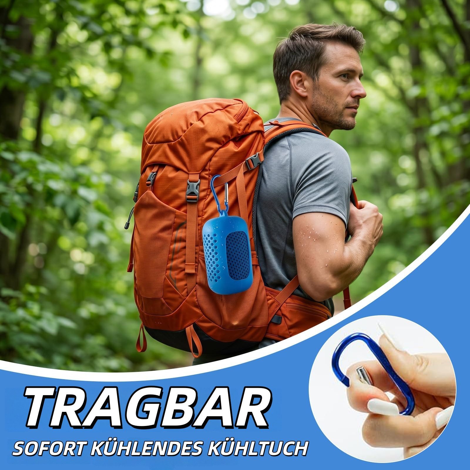 Zaewry Sporthandtuch Kühlendes Handtuch Kühltücher Sporthandtuch Kühlende Handtücher, (2-St)
