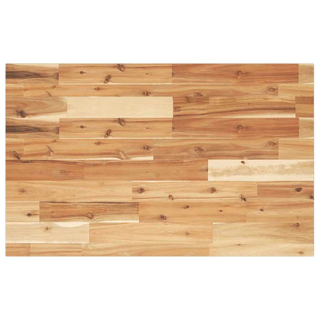 vidaXL Schreibtisch 100 x 50 x 2 cm Schreibtischplatte Ölbeschichtung 100x50x2 cm Massivho