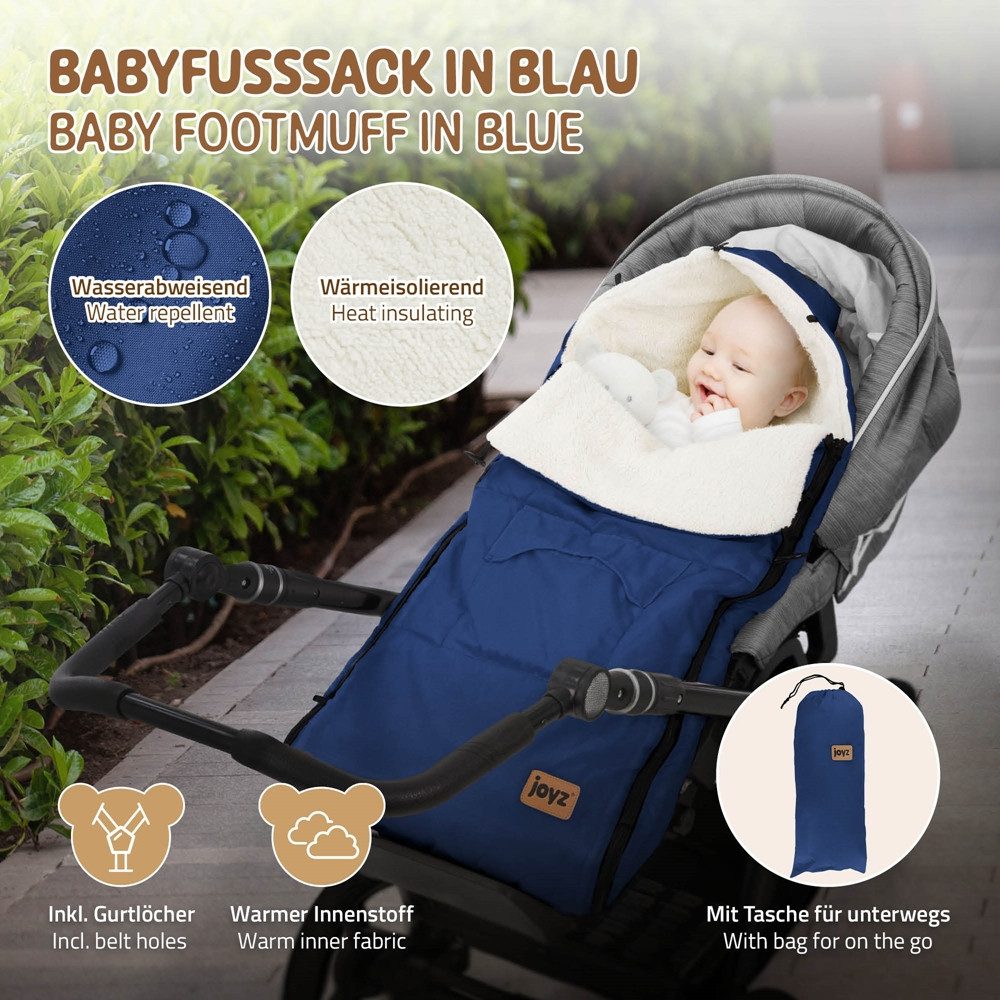 Joyz Fußsack Babyfußsack aus Fleece mit Reißverschluss Winterfußsack, Babys günstig online kaufen