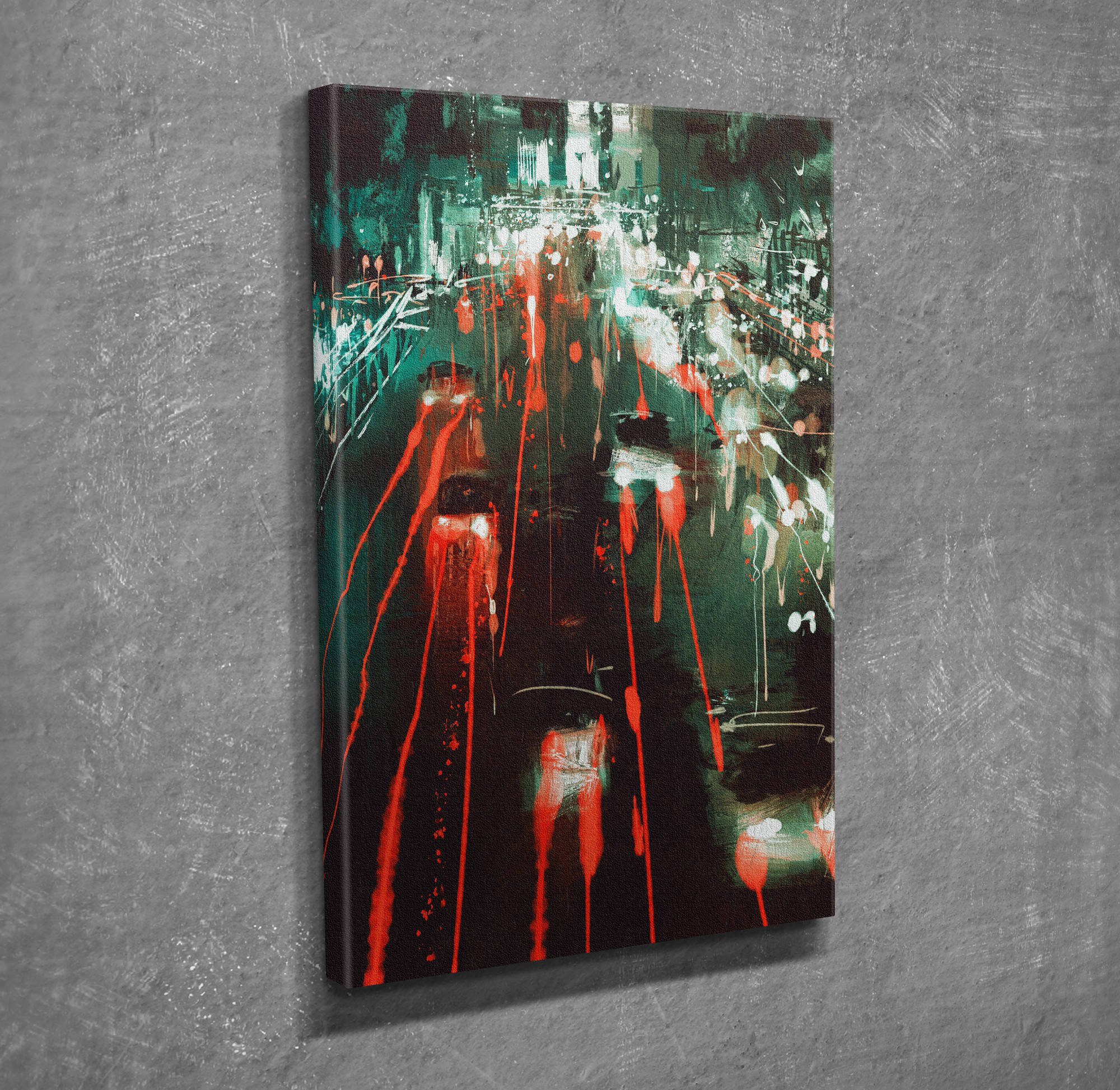 Wallity Leinwandbild MJS3229, Bunt, 30 x 40 cm, 100% Leinwand | Leinwandbilder