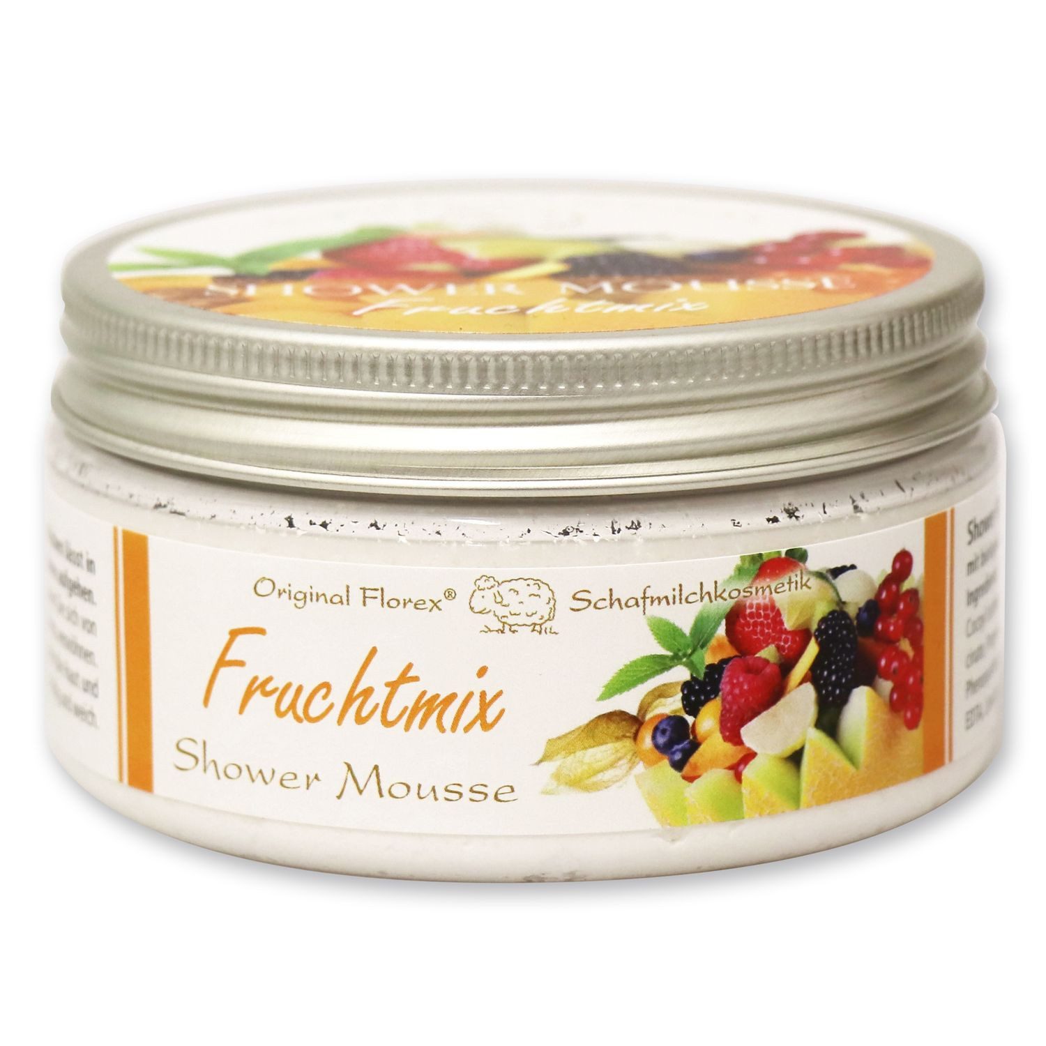 Gerlinde Hofer _ Florex GmbH Duschmousse B1621FM-MC Fruchtmix, 1-tlg., Shower Mousse mit Bio Schafmilch 200 ml
