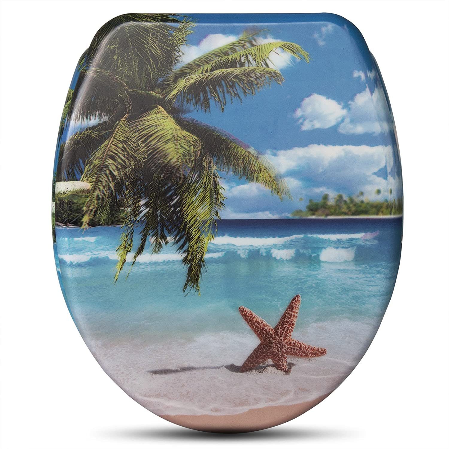 Woltu WC-Sitz (1-St), mit Absenkautomatik, Duroplast, Softclose Scharnier günstig online kaufen