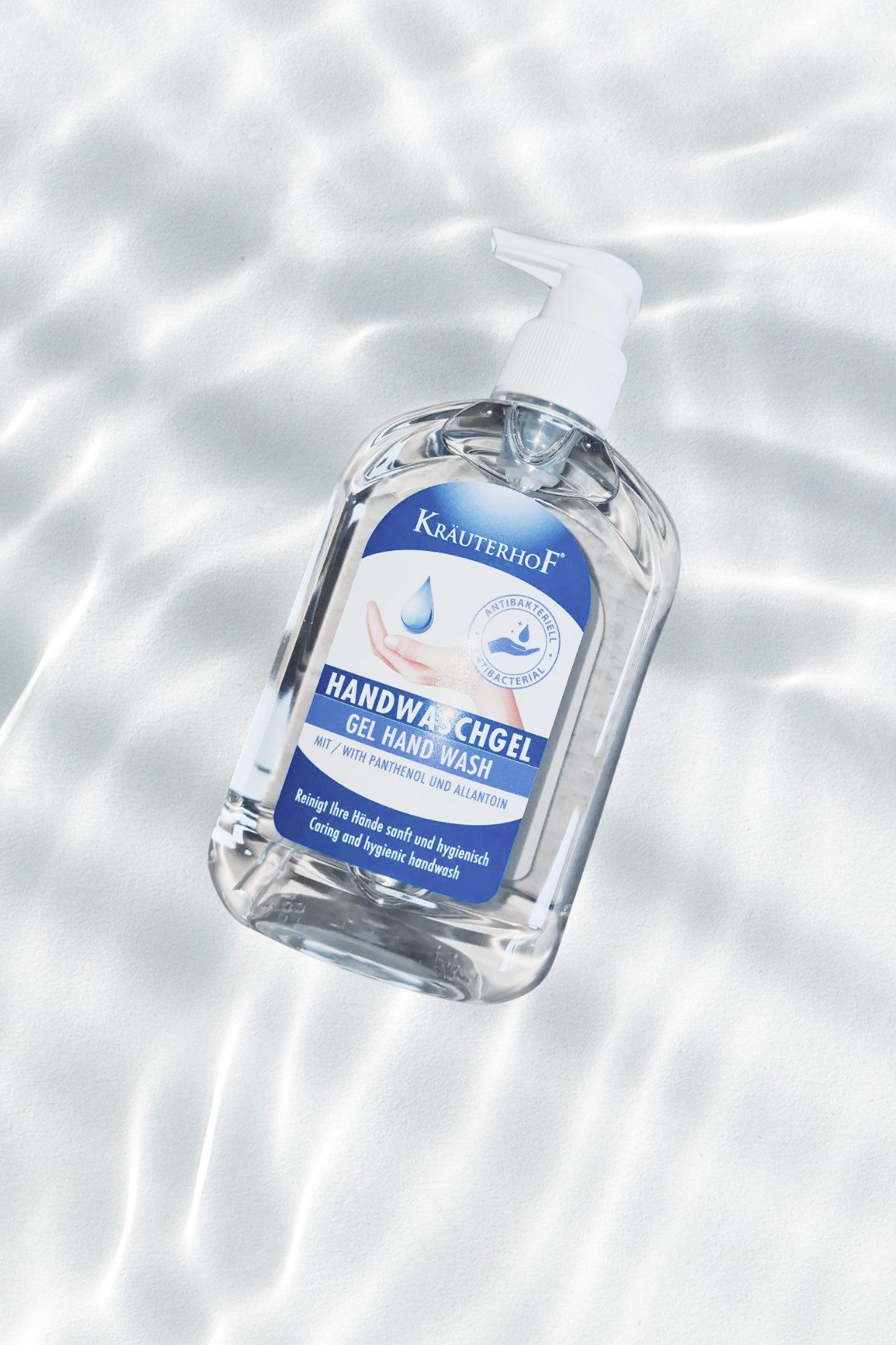 Kräuterhof Handseife Kräuterhof Handwaschgel 500 ml antibakteriell, 1-tlg., Antibakterielle Formel, Spendet Feuchtigkeit