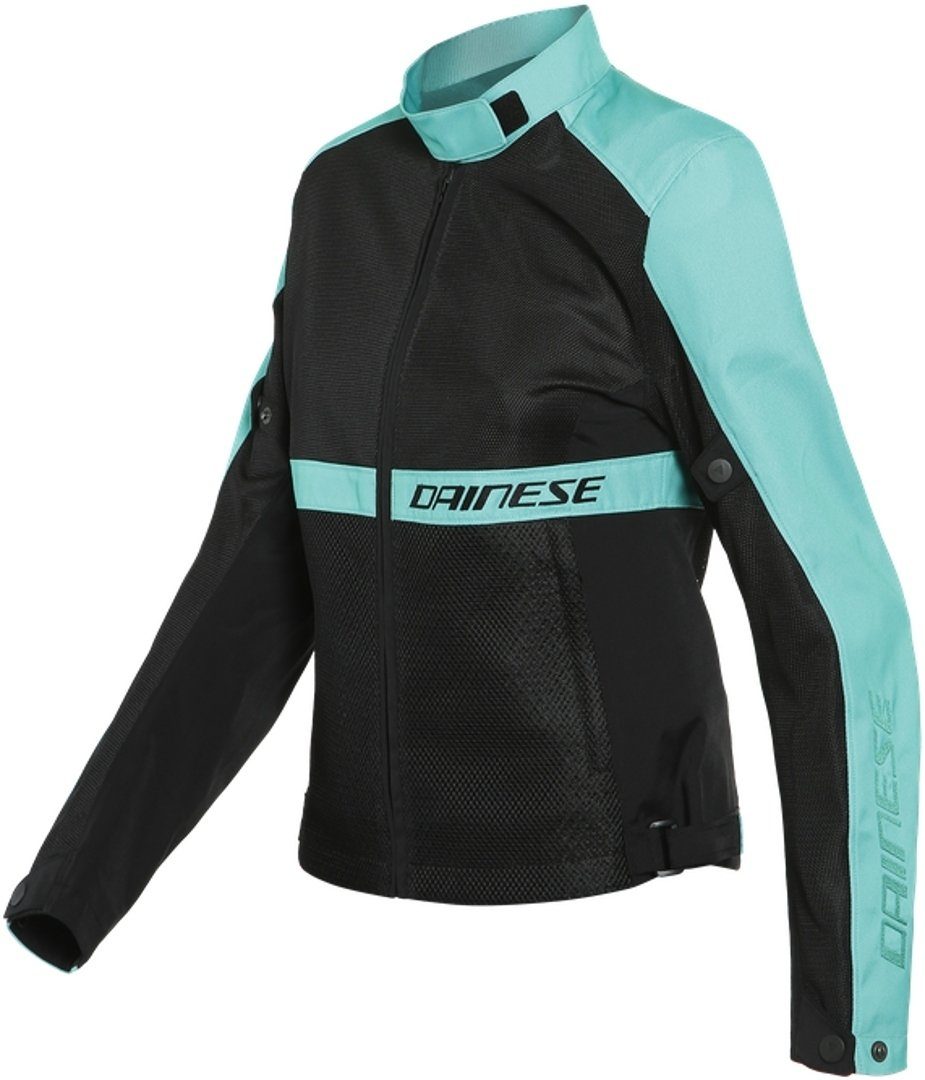 Dainese Motorradjacke Ribelle Air Tex Damen Motorrad Textiljacke Black/Cyan