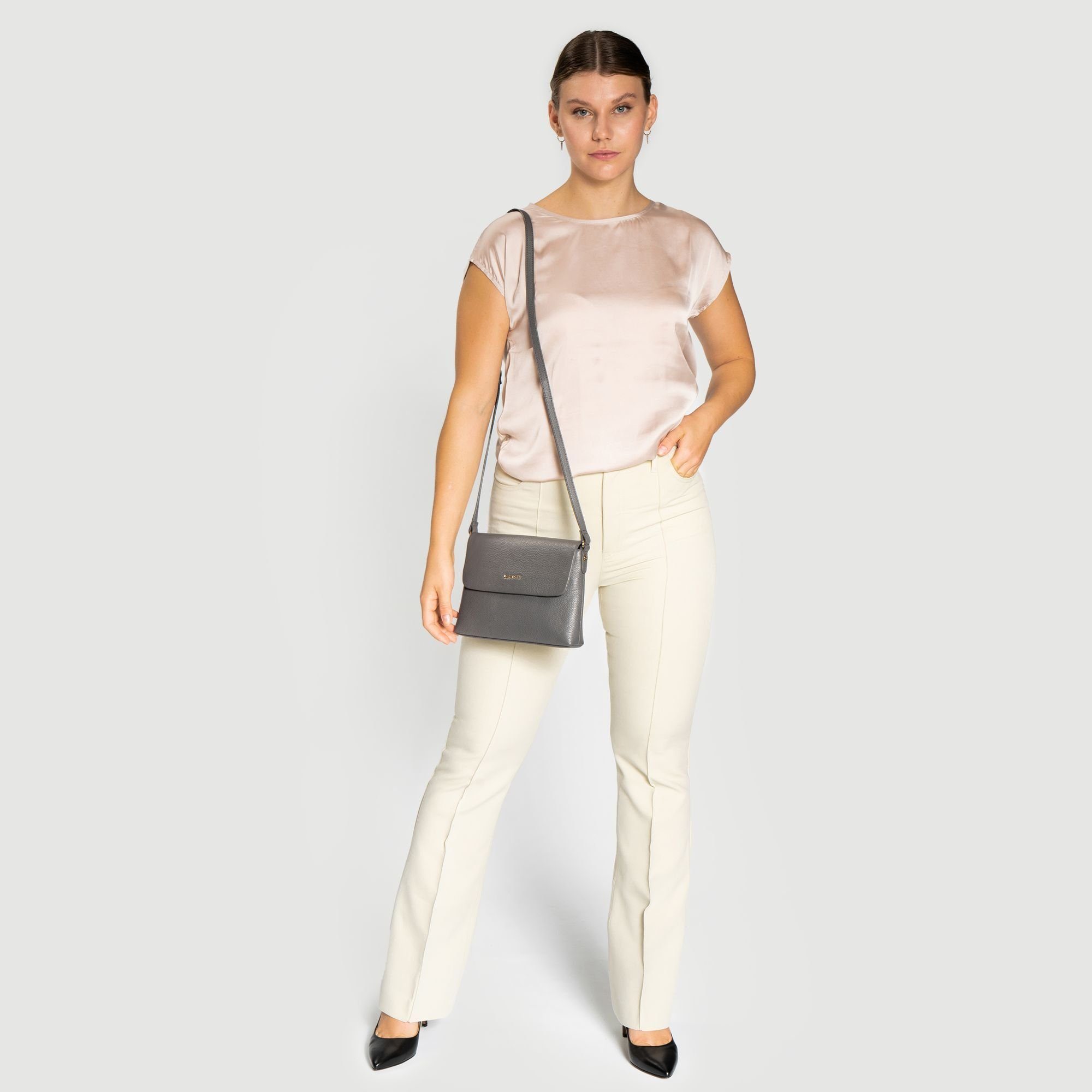 Lazarotti Umhängetasche Bologna Leather, Leder günstig online kaufen