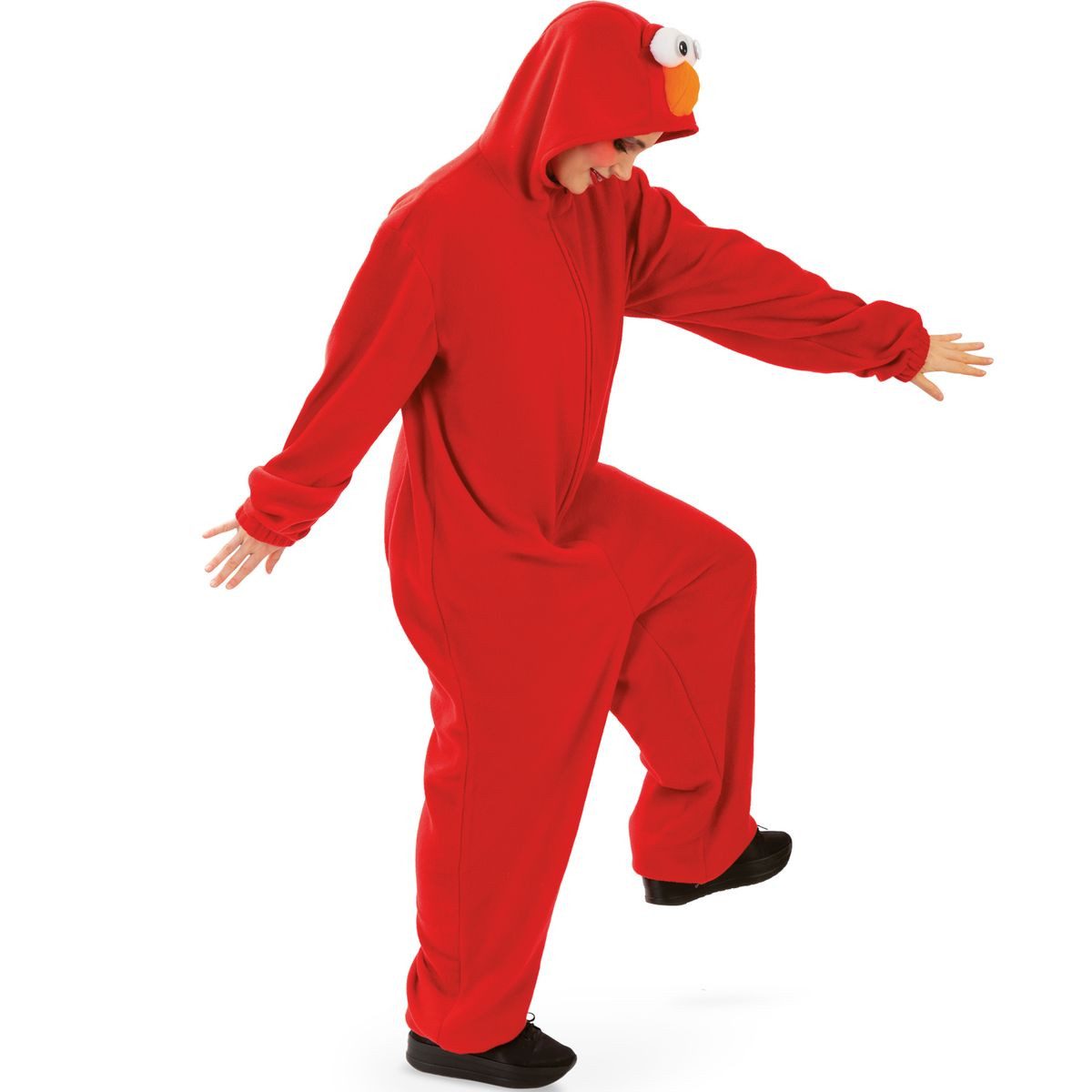 Fries Kostüm Kuschelmonster Overall für Erwachsene