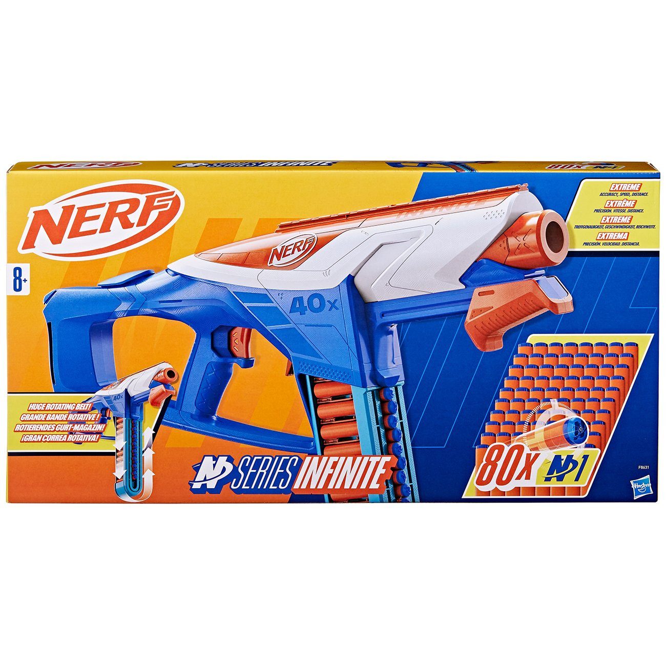 Hasbro Blaster Nerf N Series Infinite Blaster, Der Nerf N Series Infinite Blaster bietet extreme Performance mit eine