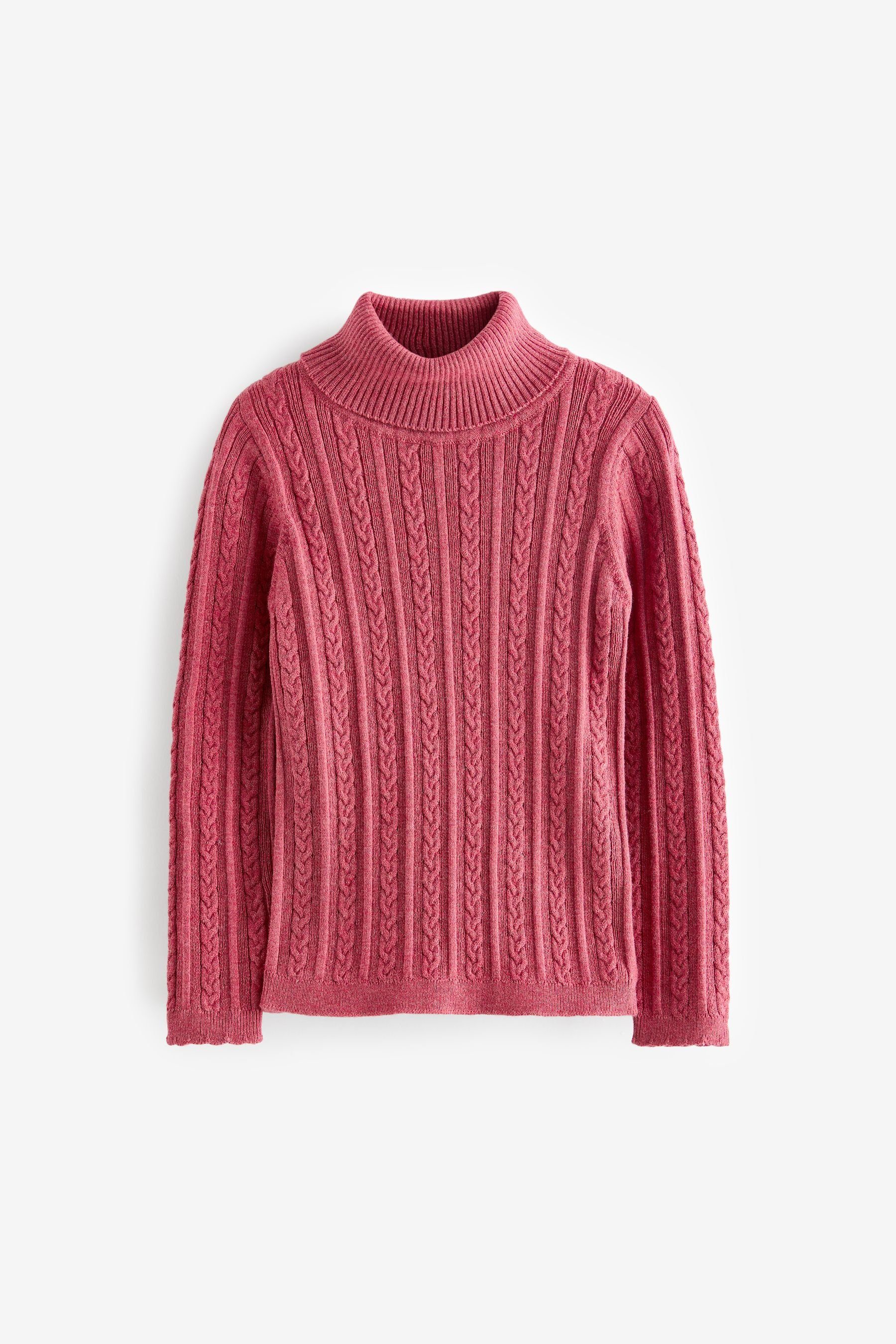 Next Rollkragenpullover Rollkragenpullover (1-tlg) Raspberry Pink