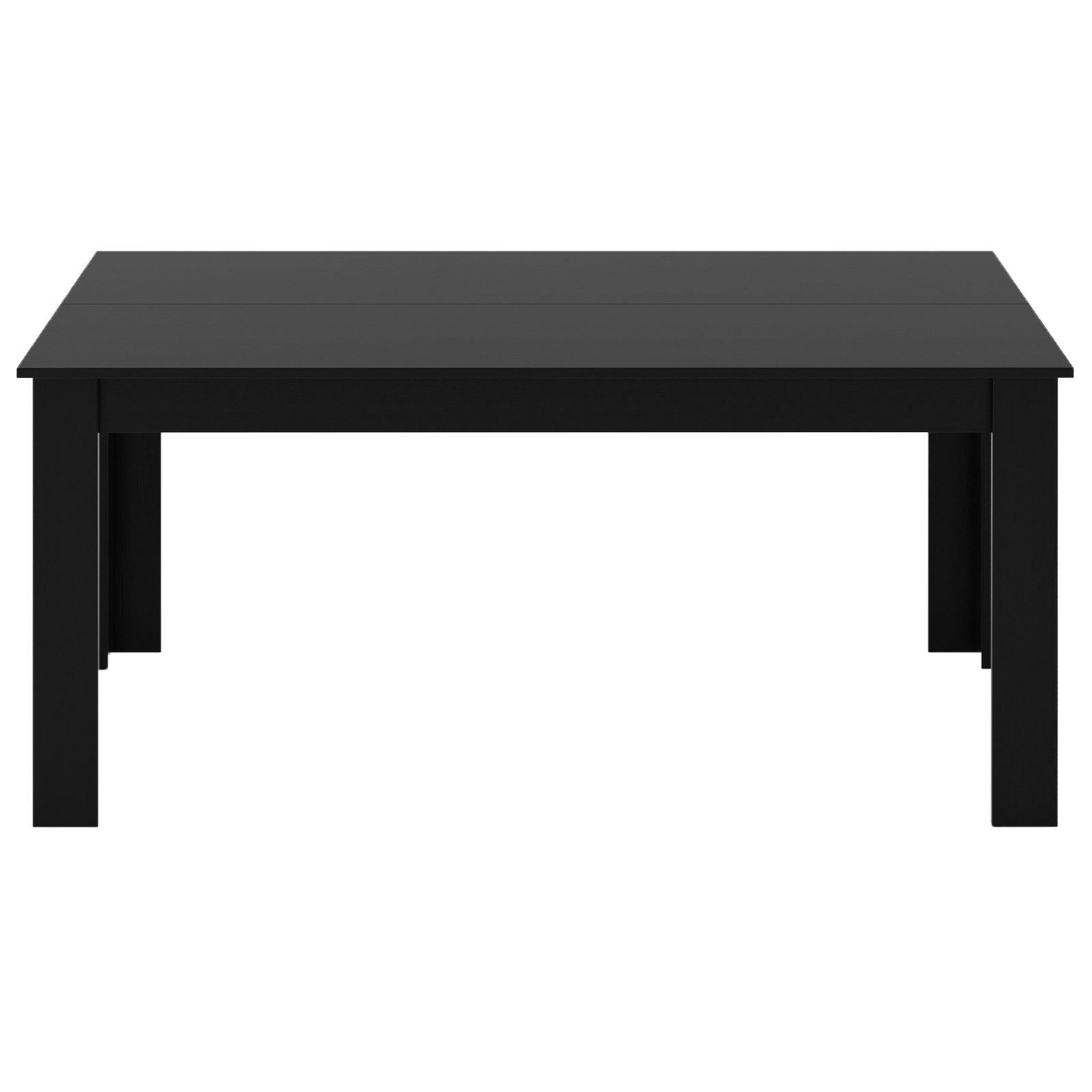 COSTWAY Esstisch, Küchentisch 160 x 80 cm bis 150 kg für 6-8 Personen Schwa günstig online kaufen