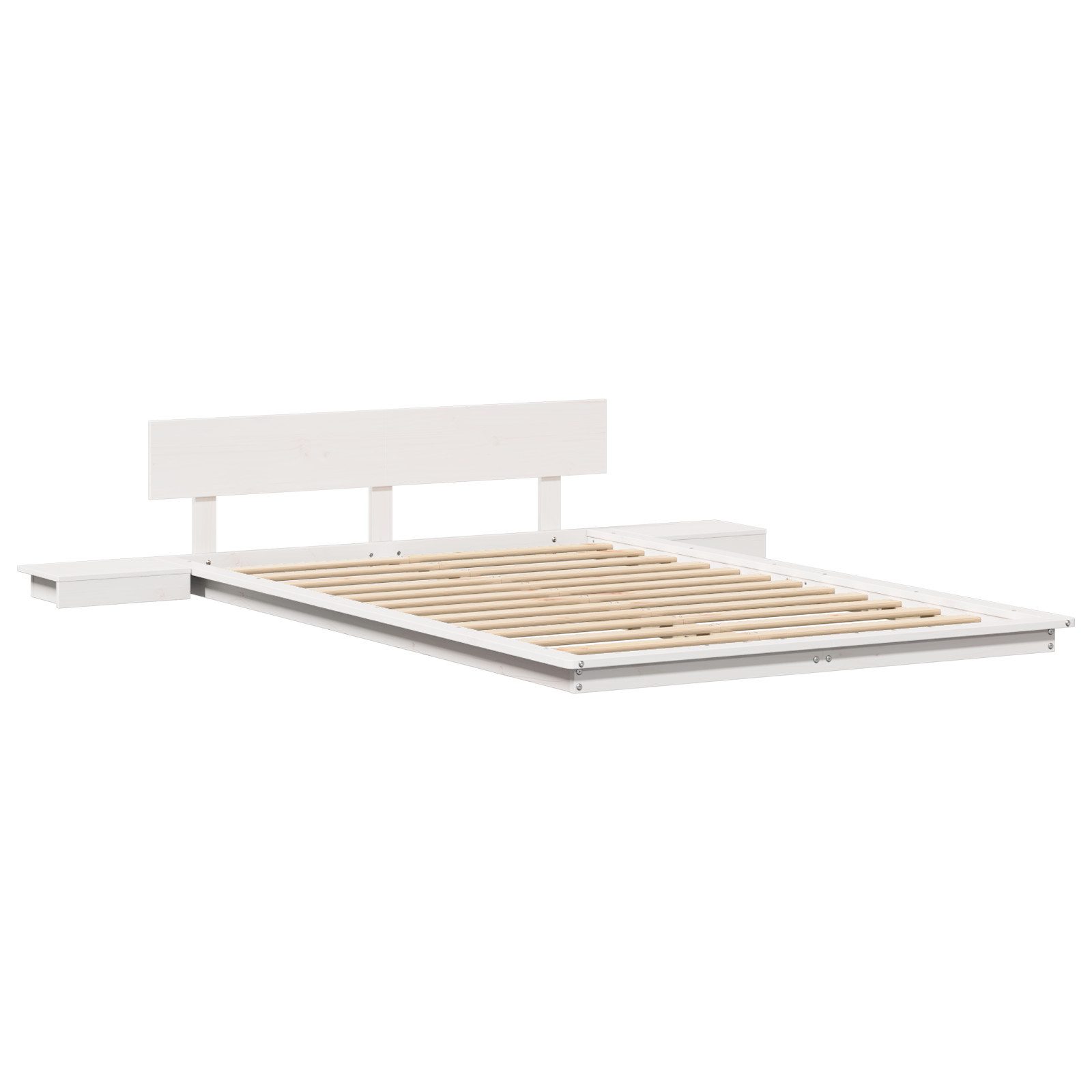 vidaXL Bett Bettgestell Weiß 120 x günstig online kaufen