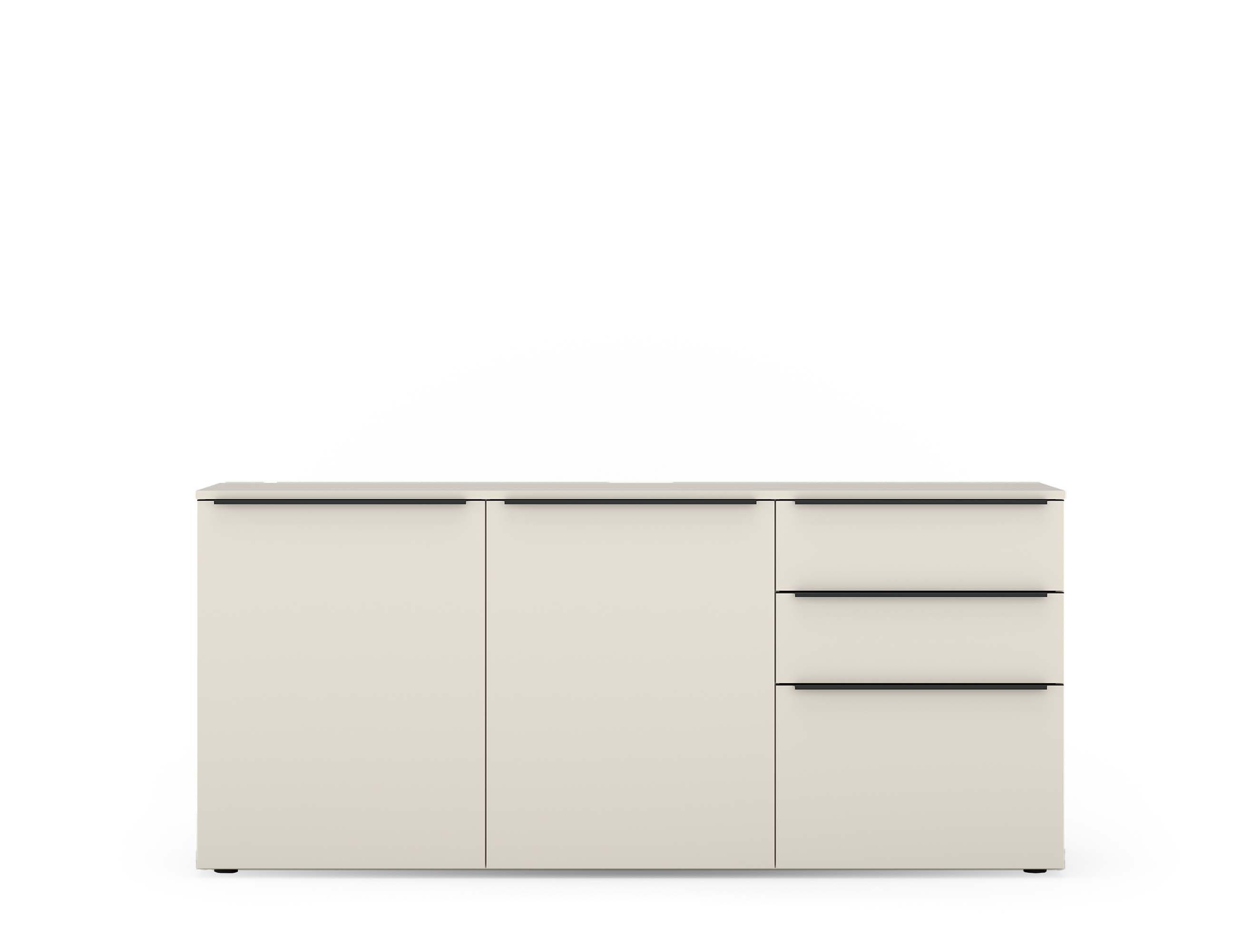 TOM TAILOR HOME Sideboard COLOR PUZZLE Medium Cabinet 07 – 3 Türen, 1 Schublade, Breite 1650 mm – Stauraum mit dem besonderen Farbkick