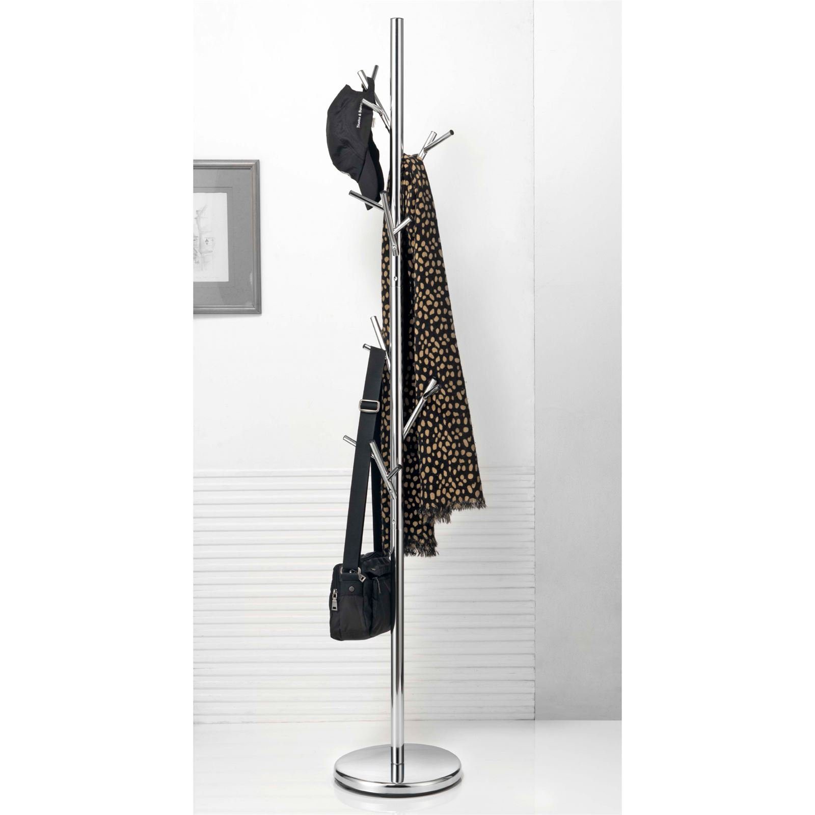 IDIMEX Kleiderständer ZENO, Garderobenständer mit 6 Haken aus Metall Flur C günstig online kaufen