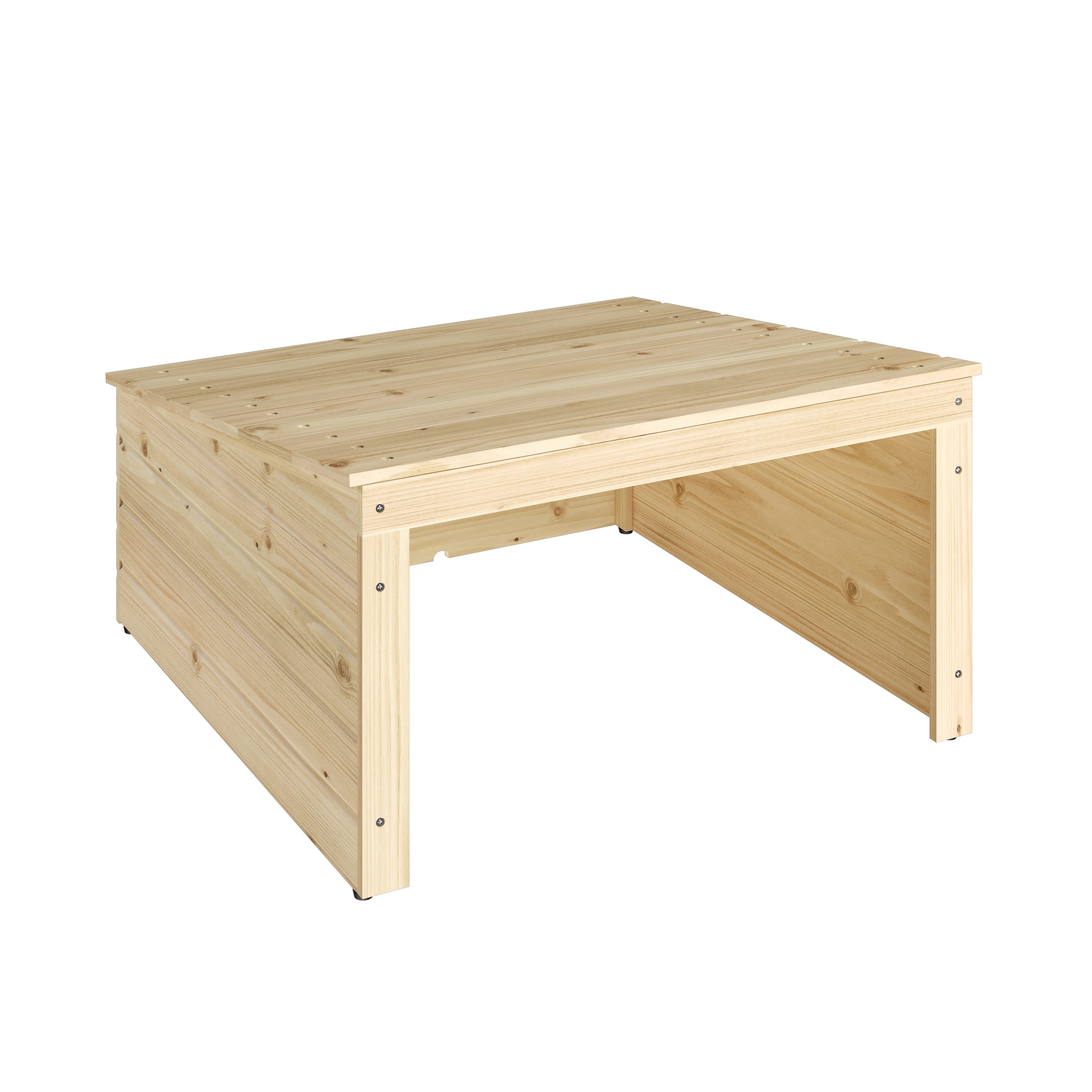 STEELSØN Mähroboter-Garage Merope, mit Pultdach, Holz, natur beige